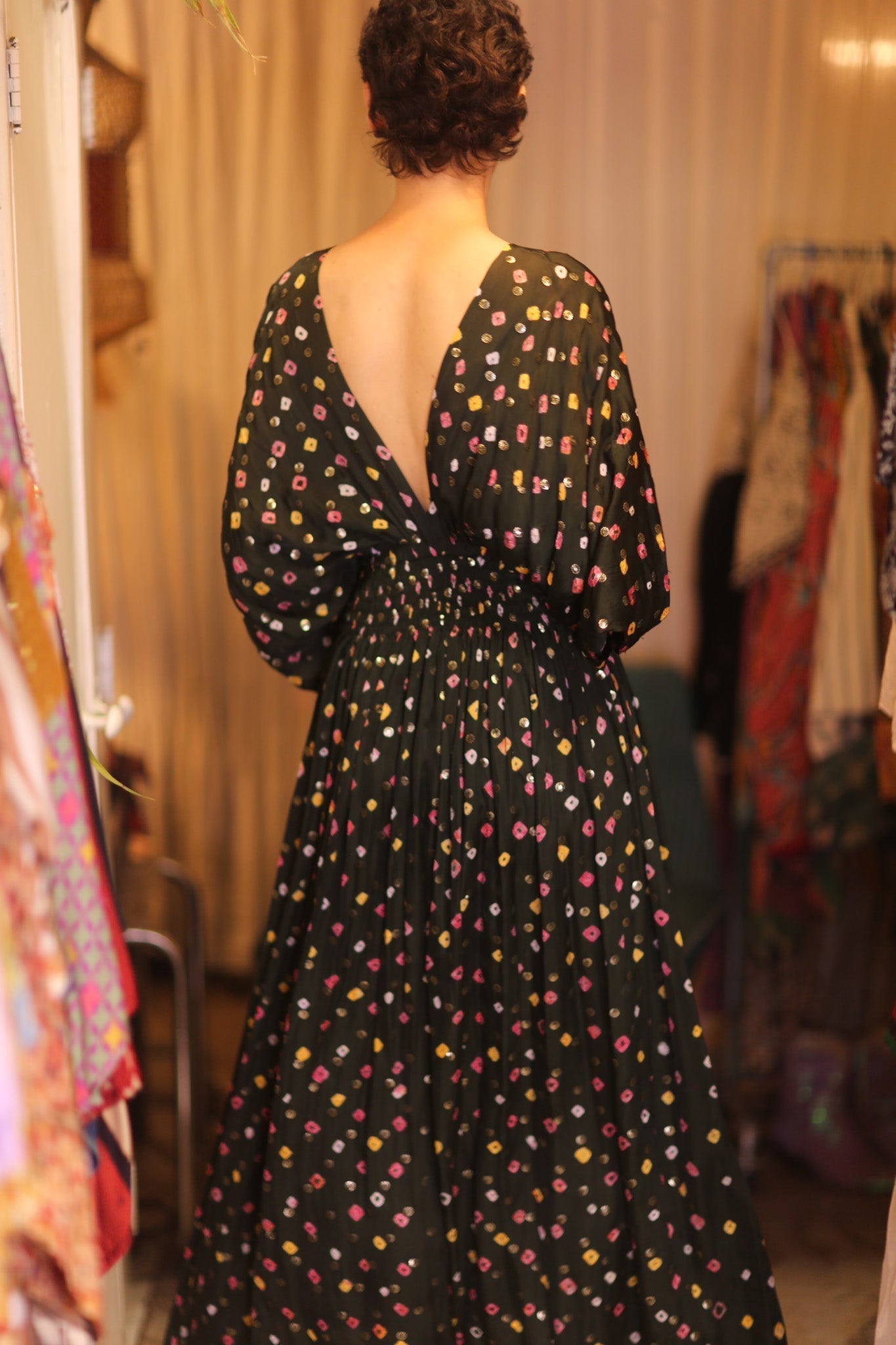 SILK DRESS ZURI NAVIS - MOMO STUDIO BERLIN - Berlin Concept Store - sustainable & ethical fashion
