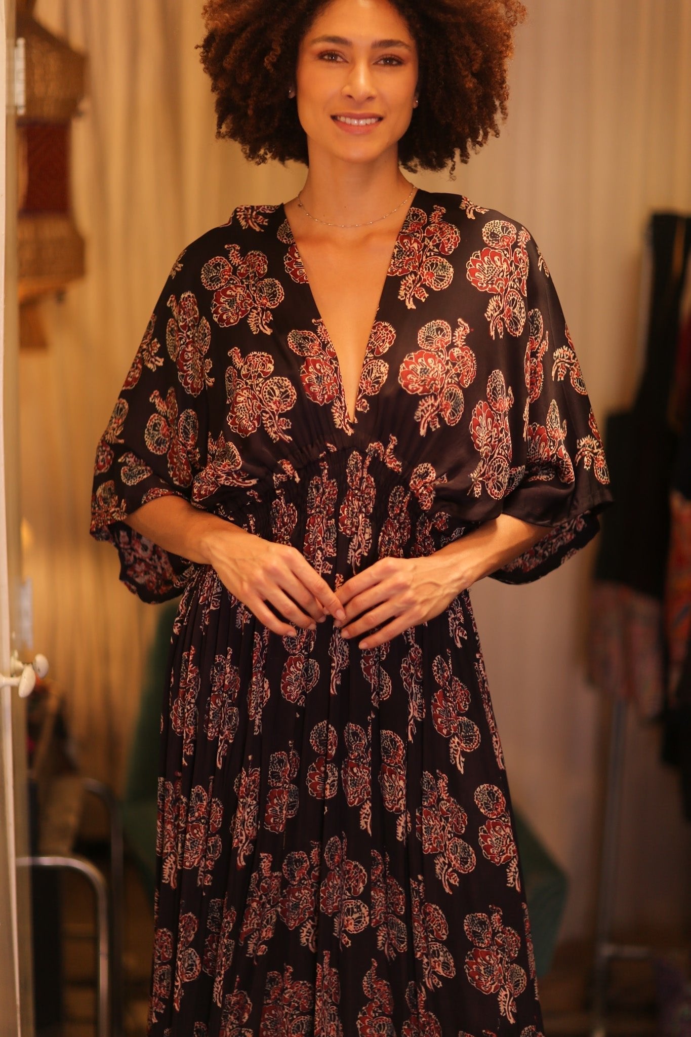 SILK DRESS ZURI RUBSIS - MOMO STUDIO BERLIN - Berlin Concept Store - sustainable & ethical fashion