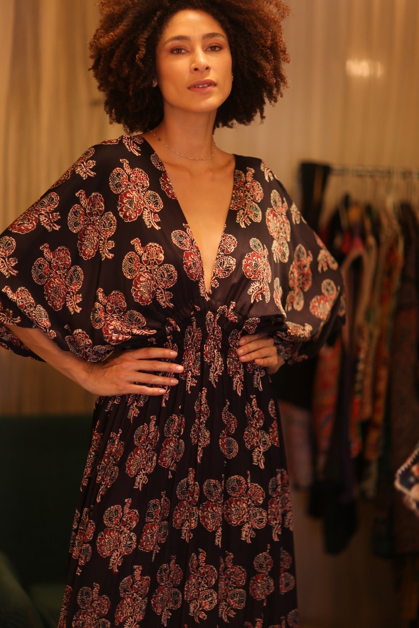 SILK DRESS ZURI RUBSIS - MOMO STUDIO BERLIN - Berlin Concept Store - sustainable & ethical fashion