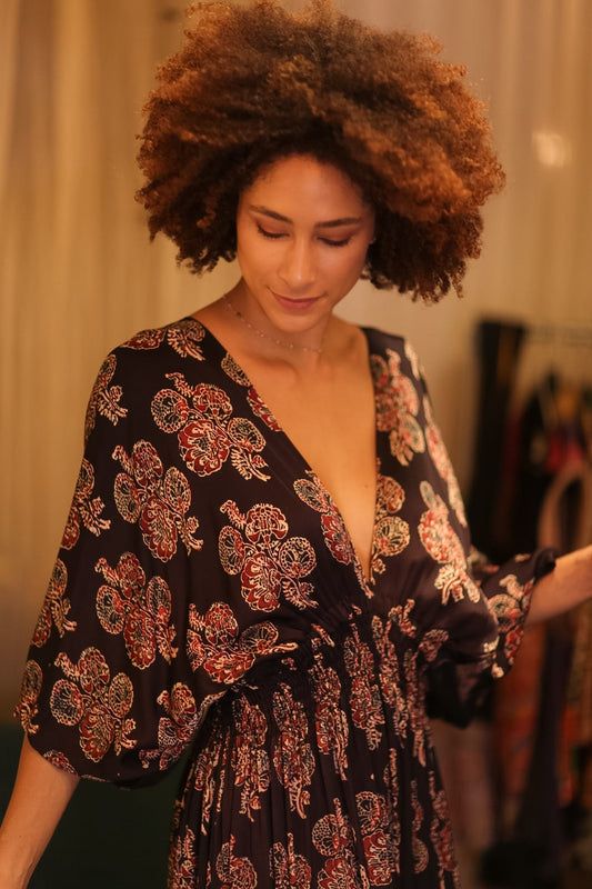 SILK DRESS ZURI RUBSIS - MOMO STUDIO BERLIN - Berlin Concept Store - sustainable & ethical fashion