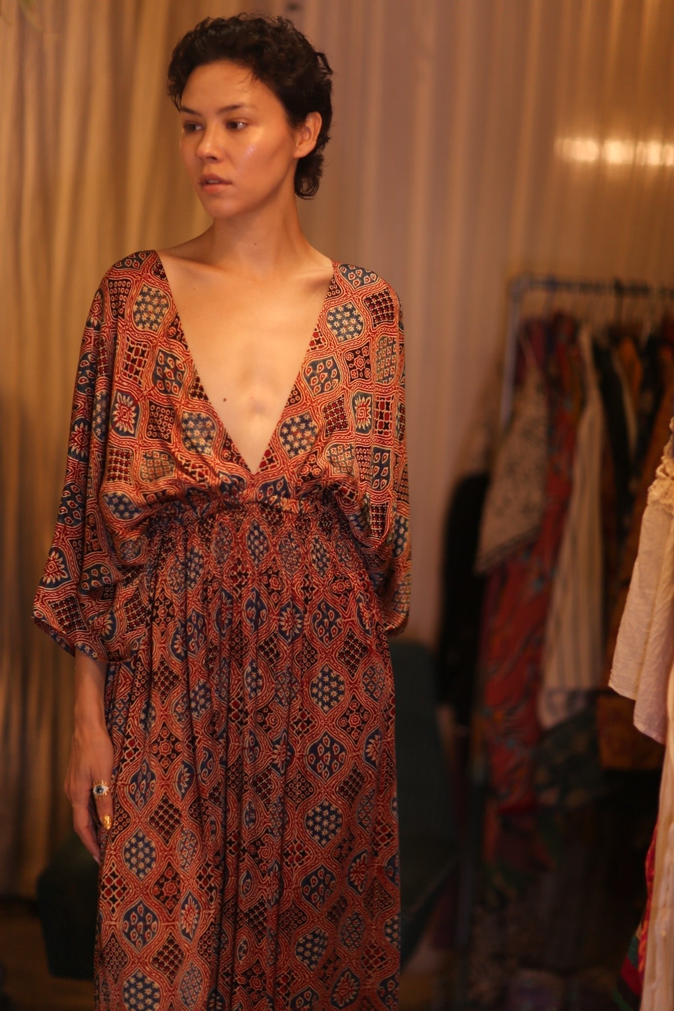 SILK DRESS ZURI TALI - MOMO STUDIO BERLIN - Berlin Concept Store - sustainable & ethical fashion