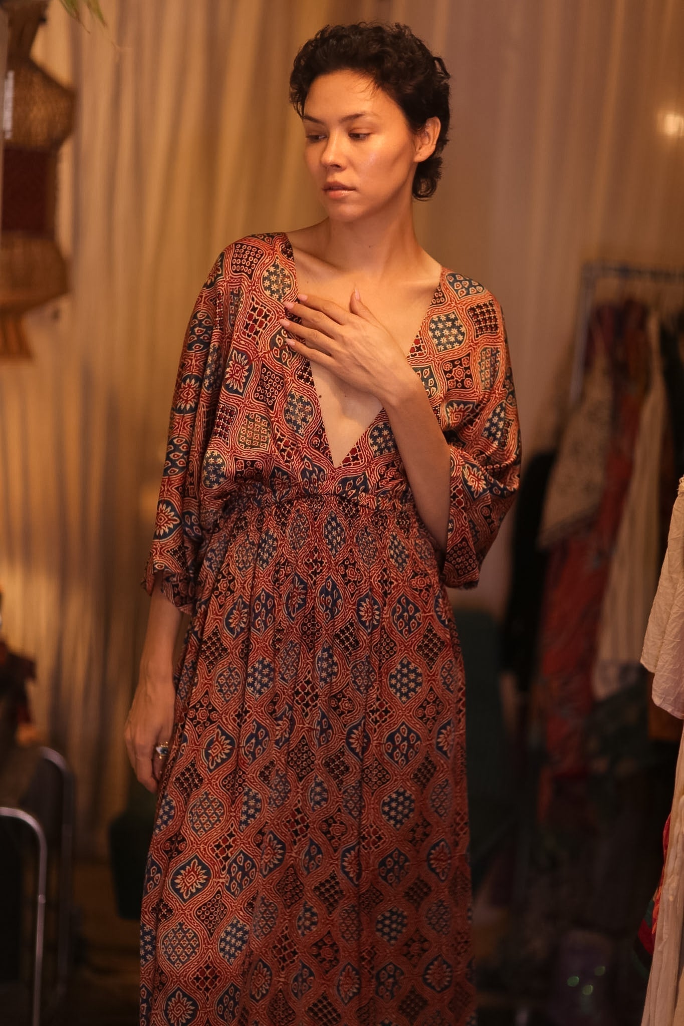 SILK DRESS ZURI TALI - MOMO STUDIO BERLIN - Berlin Concept Store - sustainable & ethical fashion