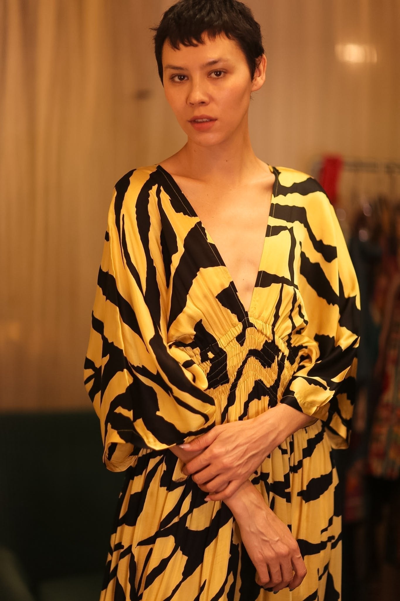 SILK DRESS ZURI WARNET - MOMO STUDIO BERLIN - Berlin Concept Store - sustainable & ethical fashion