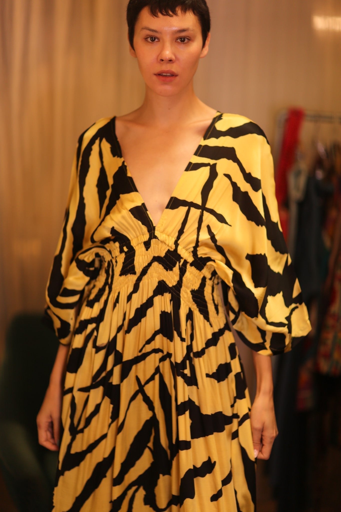 SILK DRESS ZURI WARNET - MOMO STUDIO BERLIN - Berlin Concept Store - sustainable & ethical fashion