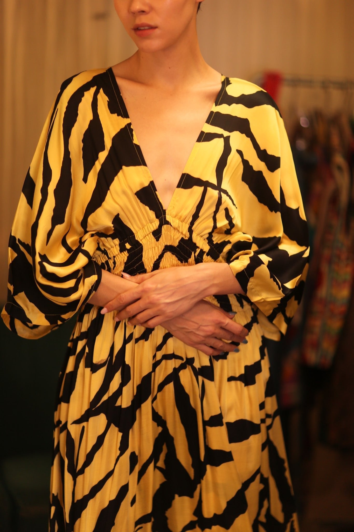 SILK DRESS ZURI WARNET - MOMO STUDIO BERLIN - Berlin Concept Store - sustainable & ethical fashion