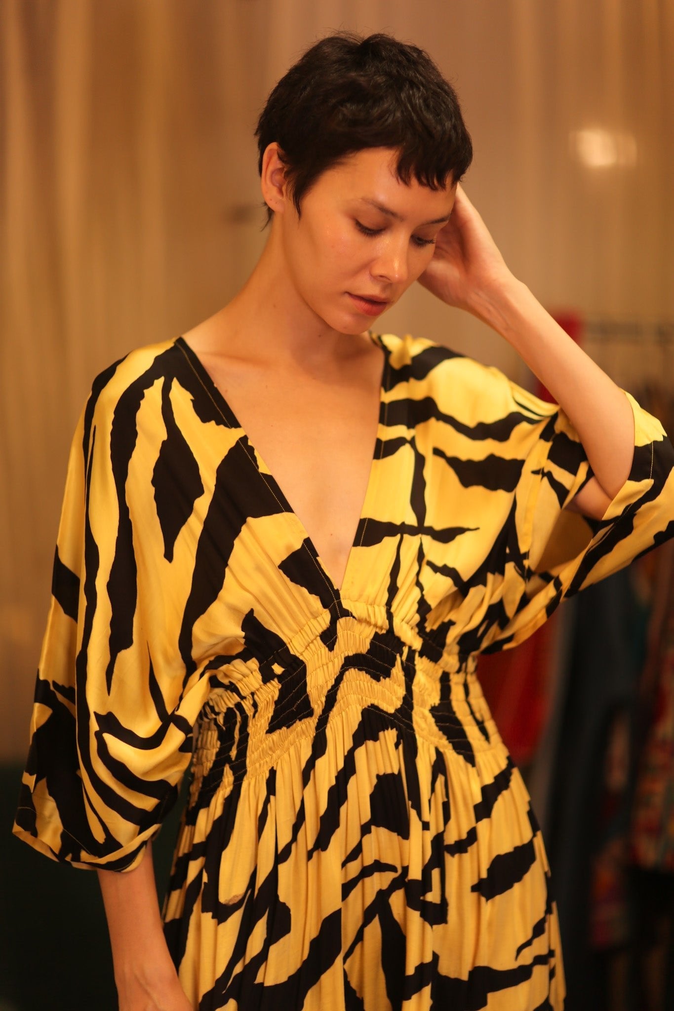 SILK DRESS ZURI WARNET - MOMO STUDIO BERLIN - Berlin Concept Store - sustainable & ethical fashion
