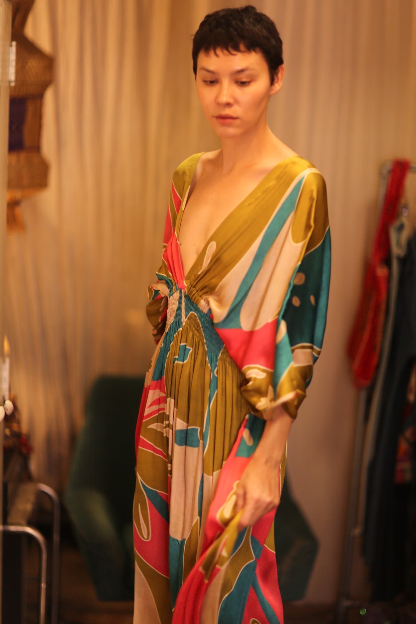 SILK DRESS ZURI YATI - MOMO STUDIO BERLIN - Berlin Concept Store - sustainable & ethical fashion