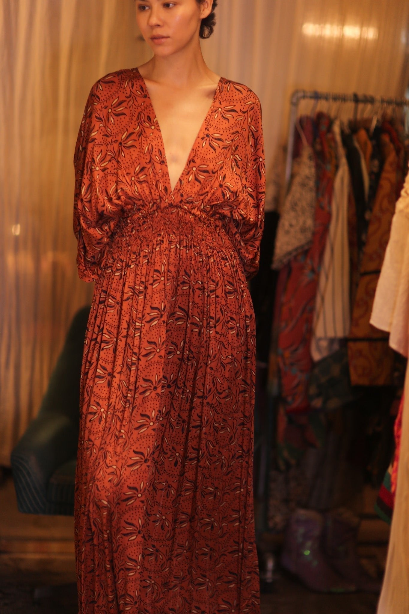 SILK DRESS ZURI YOZO - MOMO STUDIO BERLIN - Berlin Concept Store - sustainable & ethical fashion