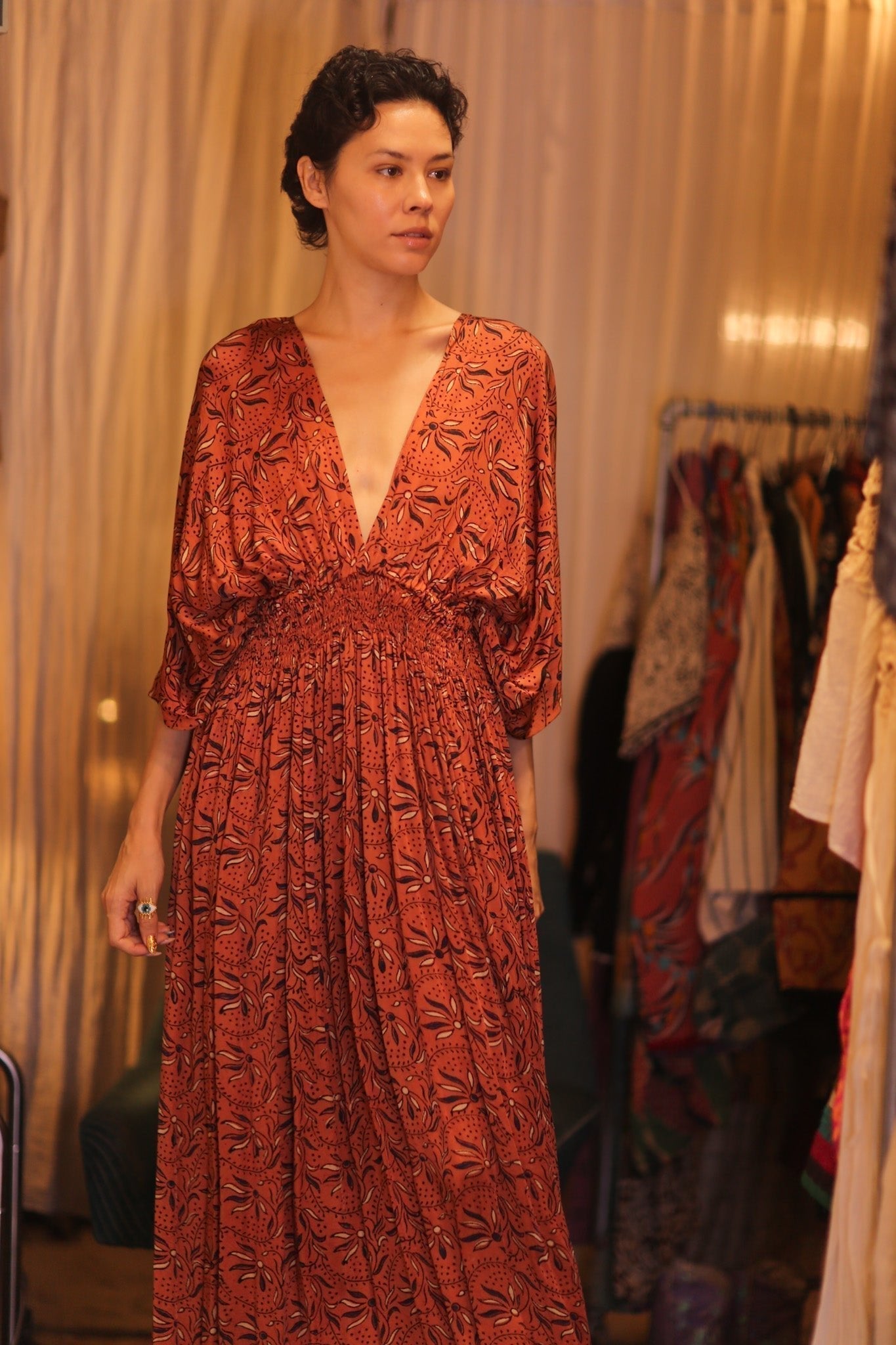SILK DRESS ZURI YOZO - MOMO STUDIO BERLIN - Berlin Concept Store - sustainable & ethical fashion