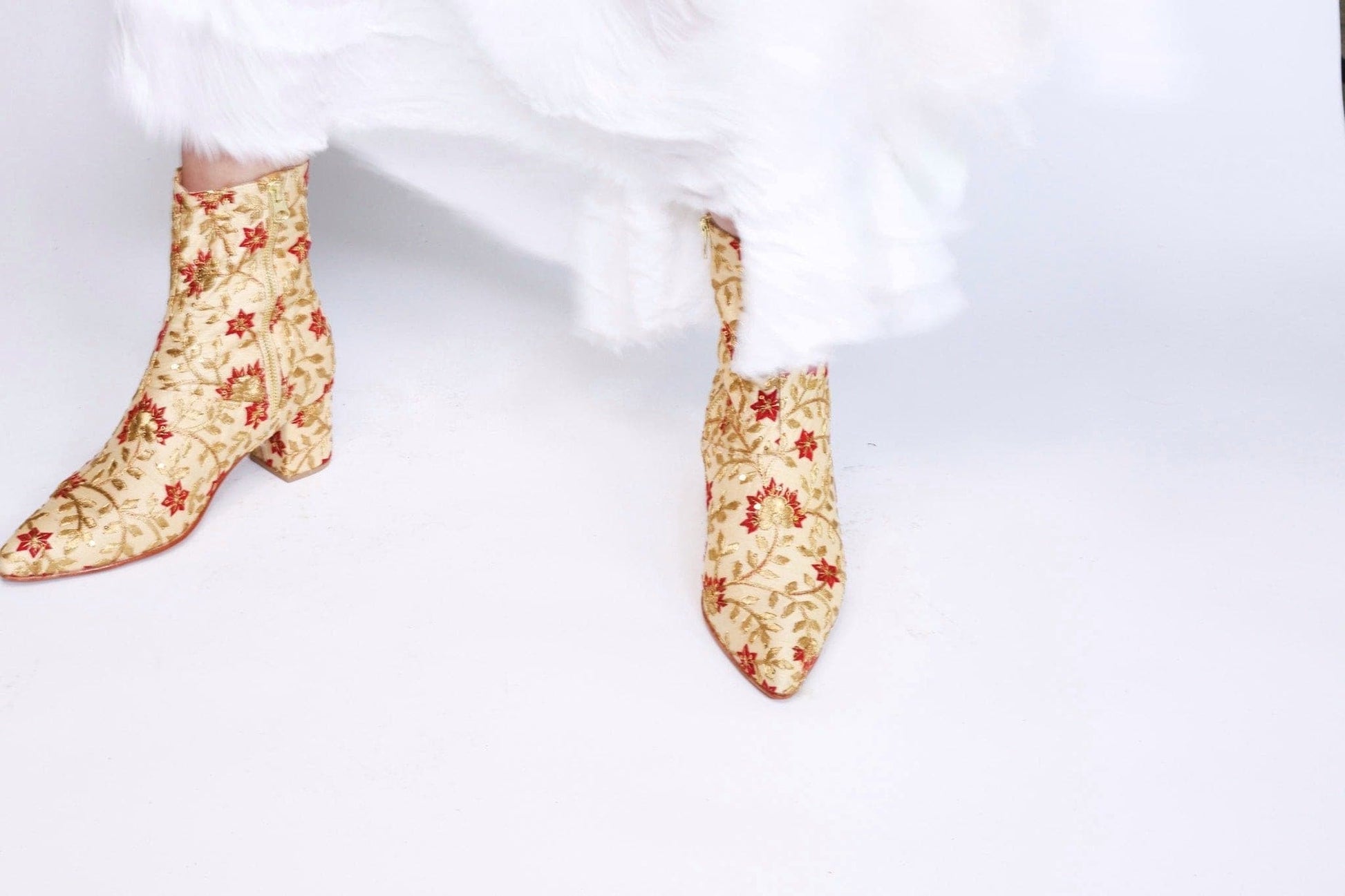 SILK EMBROIDERED BOOTS KATE - MOMO STUDIO BERLIN - Berlin Concept Store - sustainable & ethical fashion