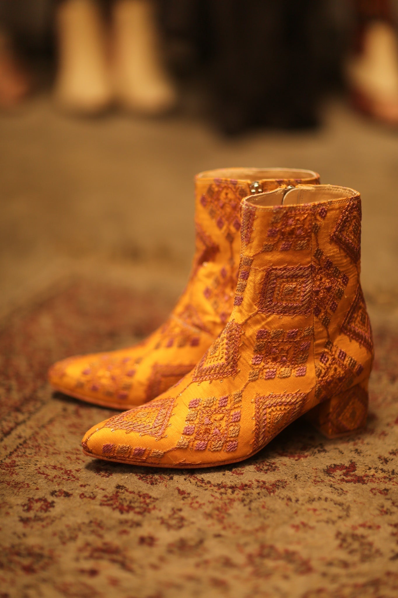 SILK EMBROIDERED BOOTS KINDRA - MOMO STUDIO BERLIN - Berlin Concept Store - sustainable & ethical fashion