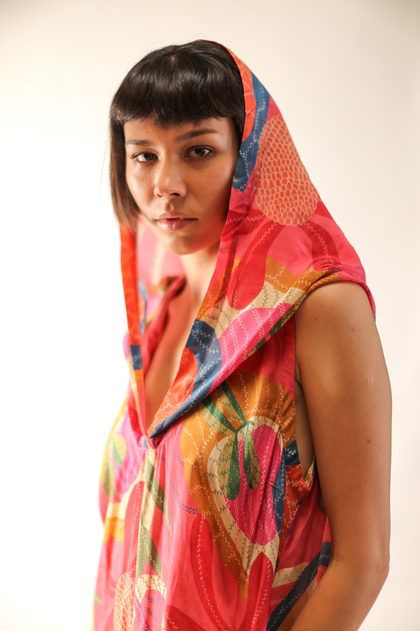 SILK HOODIE DRESS KLARA - MOMO STUDIO BERLIN - Berlin Concept Store - sustainable & ethical fashion