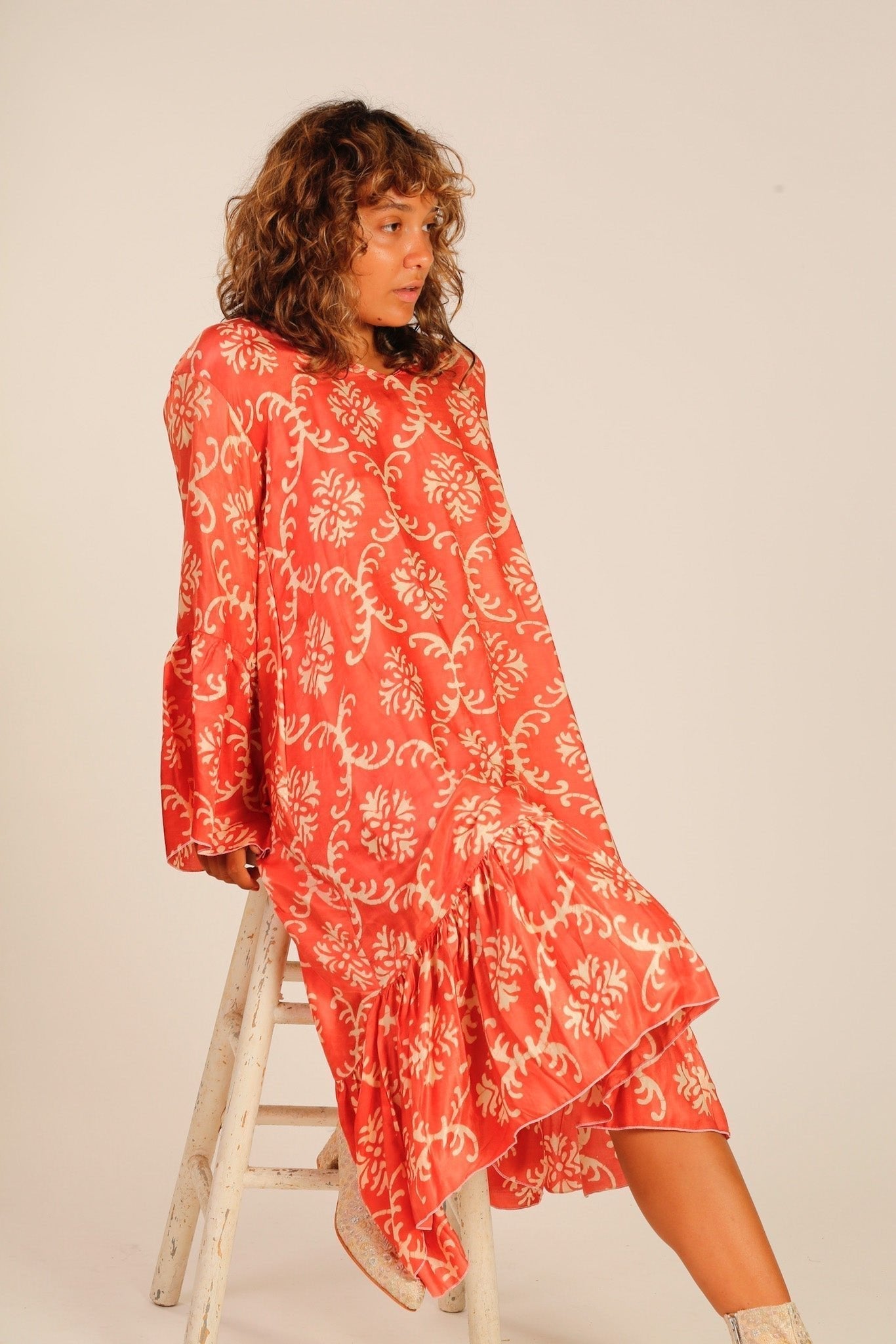 SILK KAFTAN DRESS JOAN - MOMO STUDIO BERLIN - Berlin Concept Store - sustainable & ethical fashion