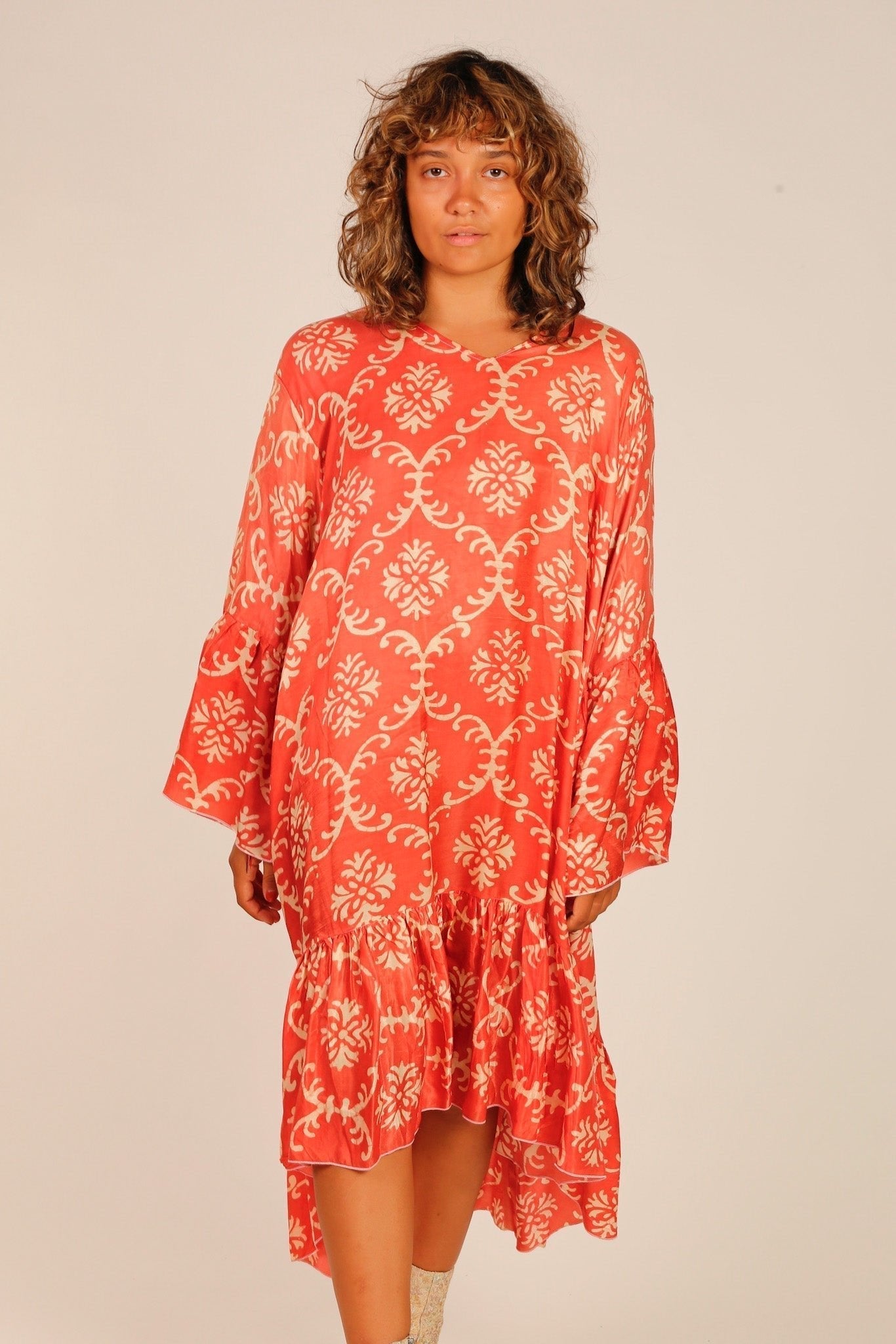 SILK KAFTAN DRESS JOAN - MOMO STUDIO BERLIN - Berlin Concept Store - sustainable & ethical fashion