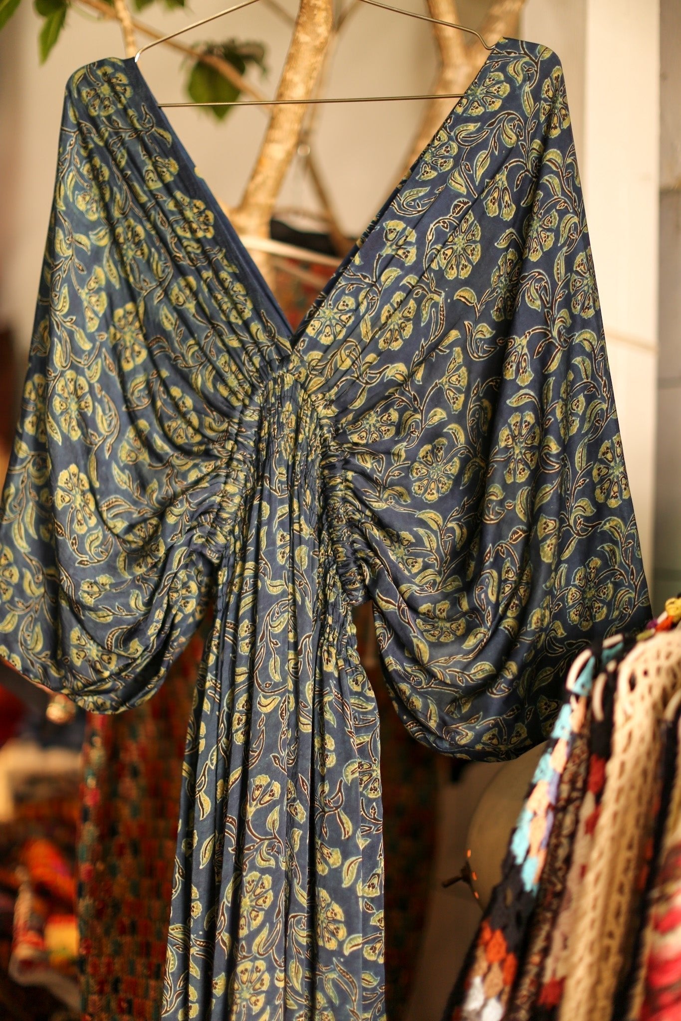 SILK KAFTAN DRESS PINA - MOMO STUDIO BERLIN - Berlin Concept Store - sustainable & ethical fashion