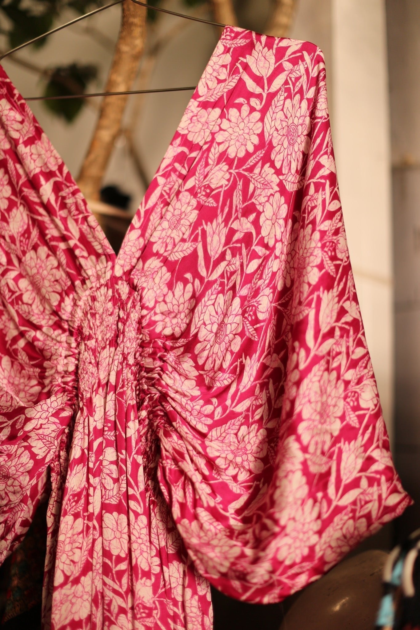 SILK KAFTAN DRESS PINA - MOMO STUDIO BERLIN - Berlin Concept Store - sustainable & ethical fashion