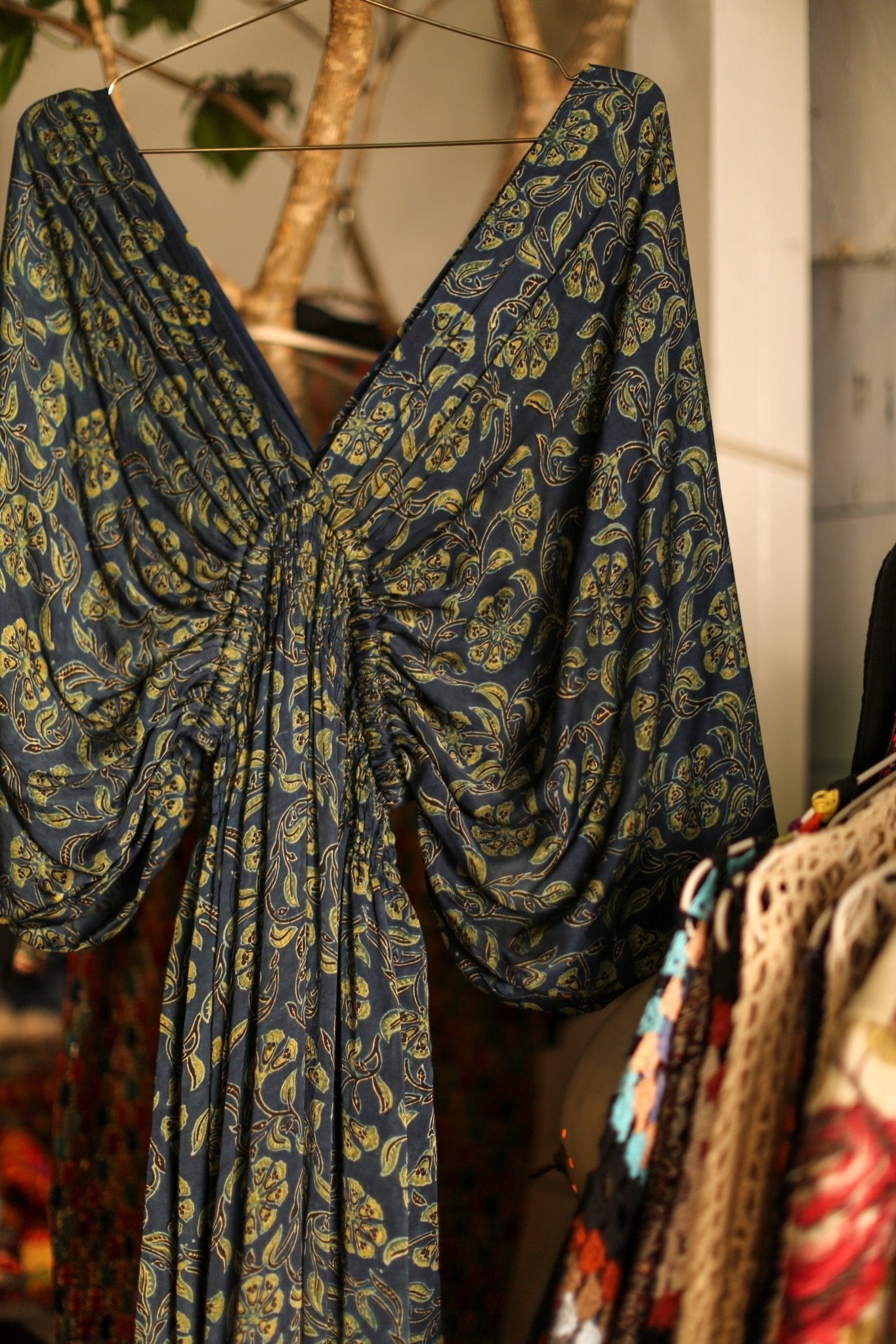 SILK KAFTAN DRESS PINA - MOMO STUDIO BERLIN - Berlin Concept Store - sustainable & ethical fashion