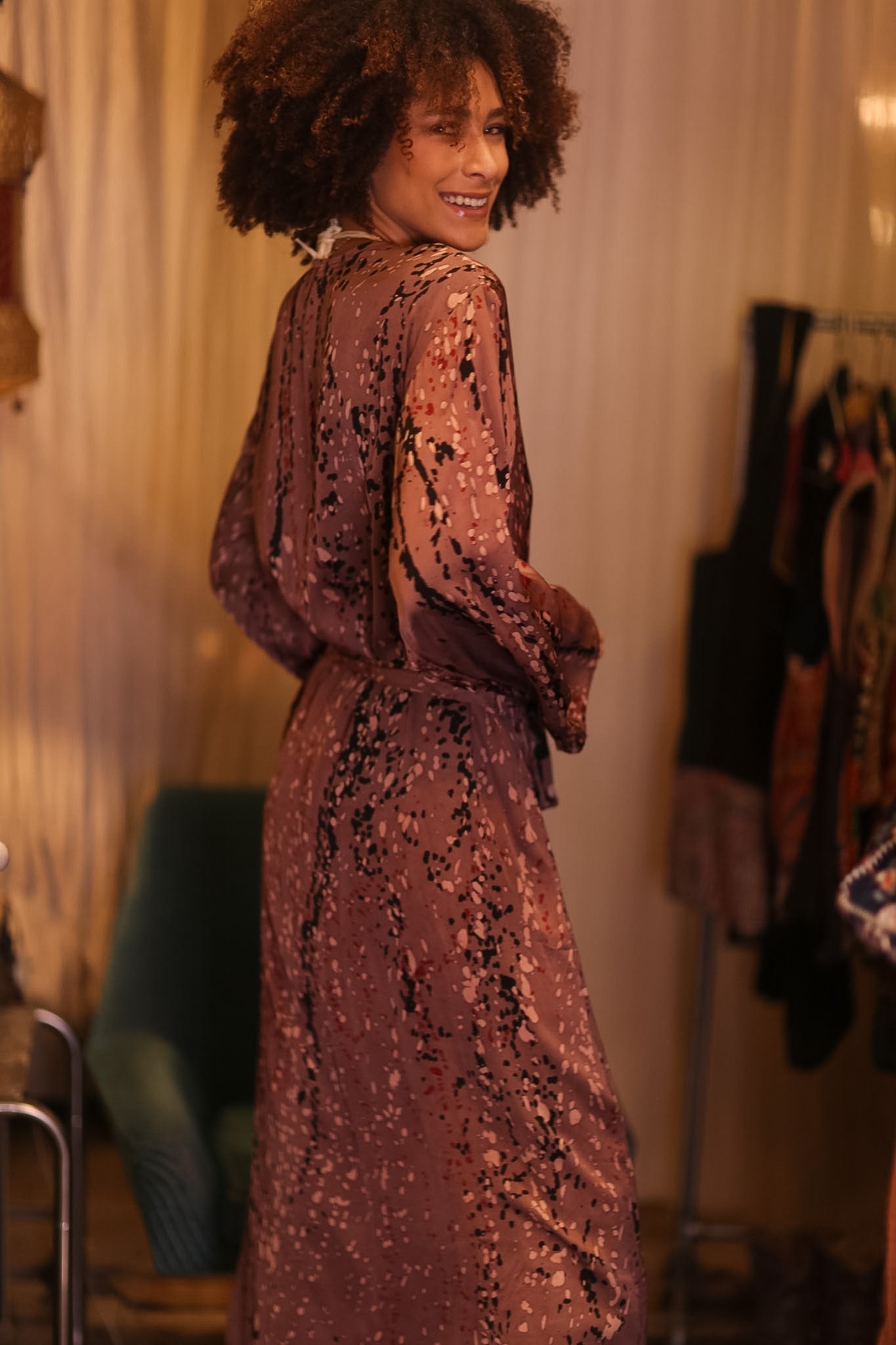 SILK KIMONO CONSTANCA CRYSTAL - MOMO STUDIO BERLIN - Berlin Concept Store - sustainable & ethical fashion