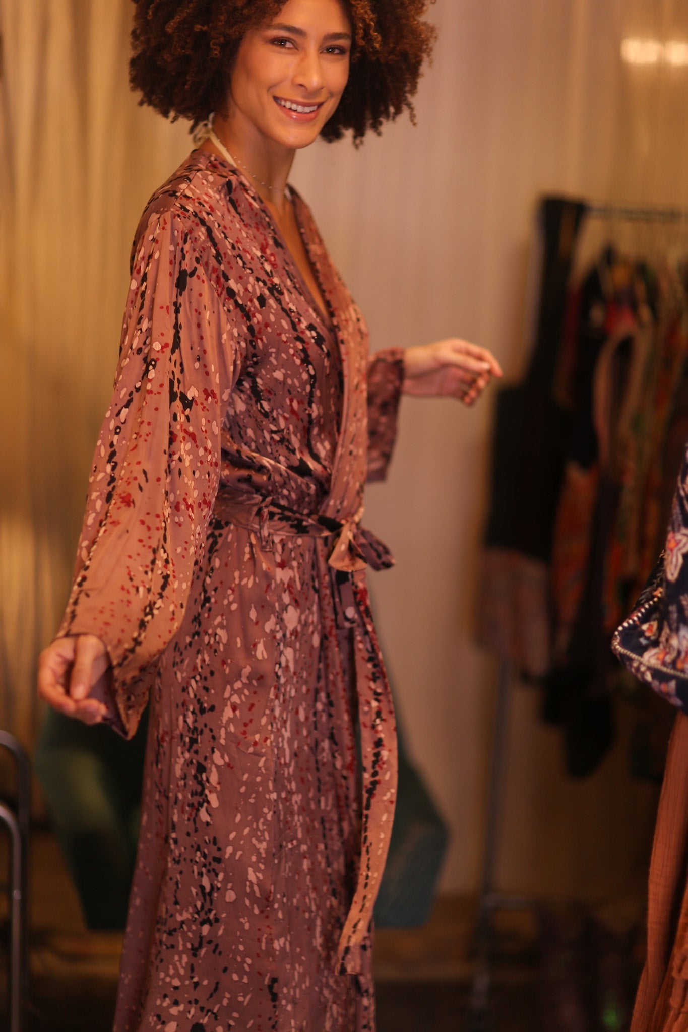 SILK KIMONO CONSTANCA CRYSTAL - MOMO STUDIO BERLIN - Berlin Concept Store - sustainable & ethical fashion