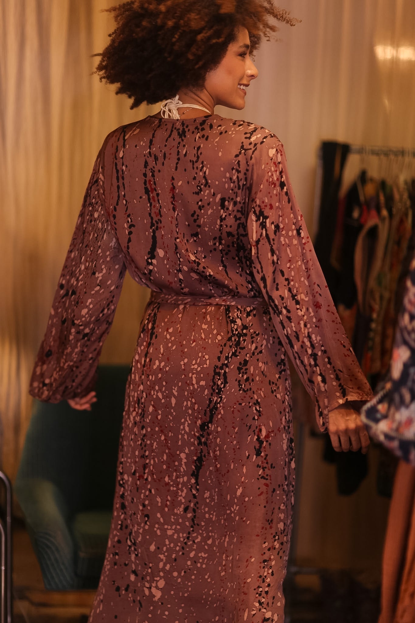 SILK KIMONO CONSTANCA CRYSTAL - MOMO STUDIO BERLIN - Berlin Concept Store - sustainable & ethical fashion