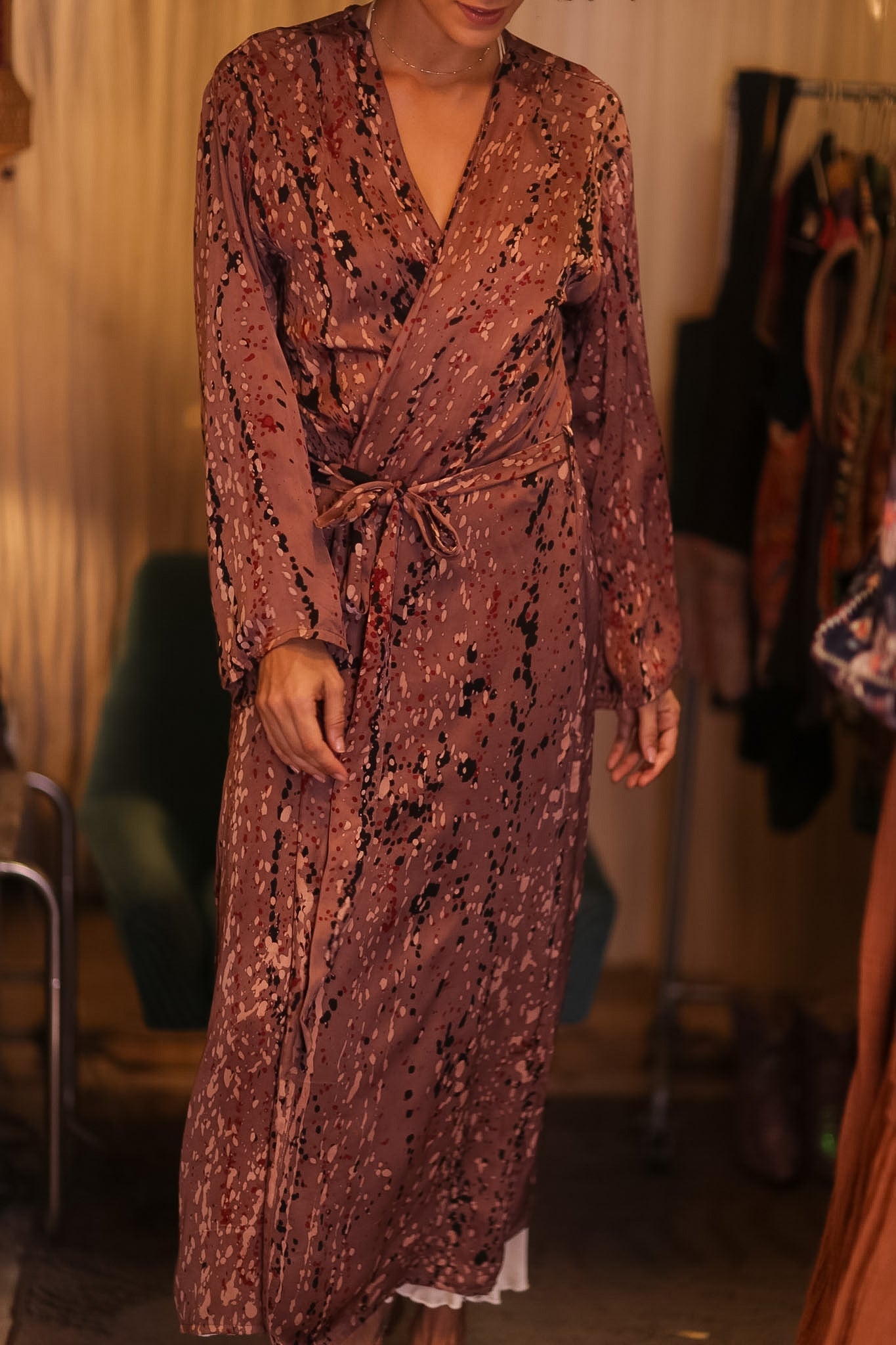 SILK KIMONO CONSTANCA CRYSTAL - MOMO STUDIO BERLIN - Berlin Concept Store - sustainable & ethical fashion