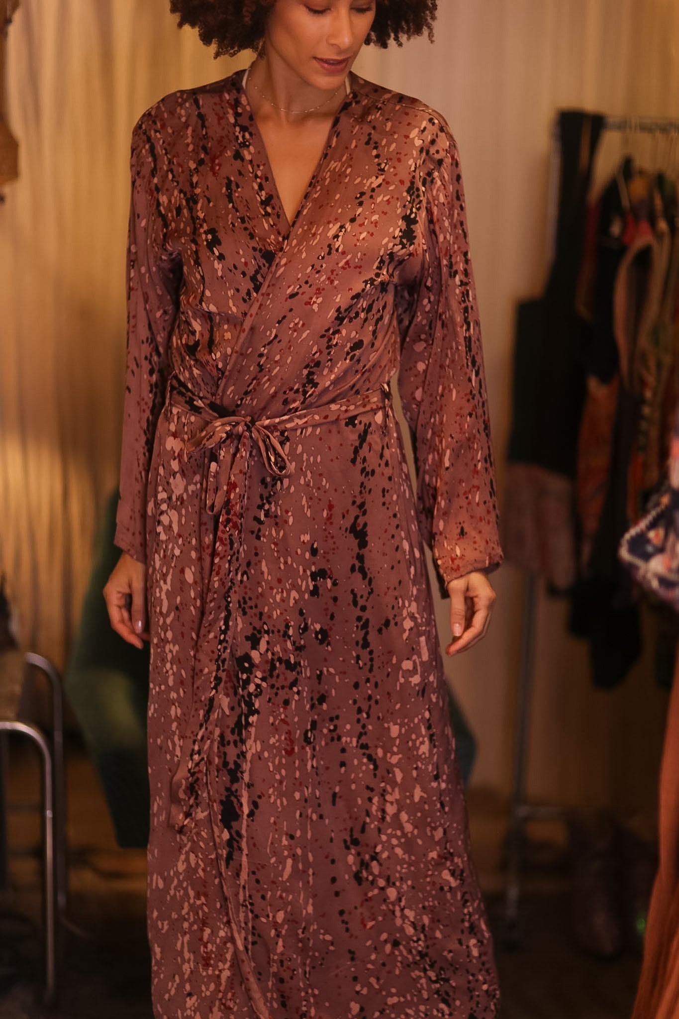 SILK KIMONO CONSTANCA CRYSTAL - MOMO STUDIO BERLIN - Berlin Concept Store - sustainable & ethical fashion