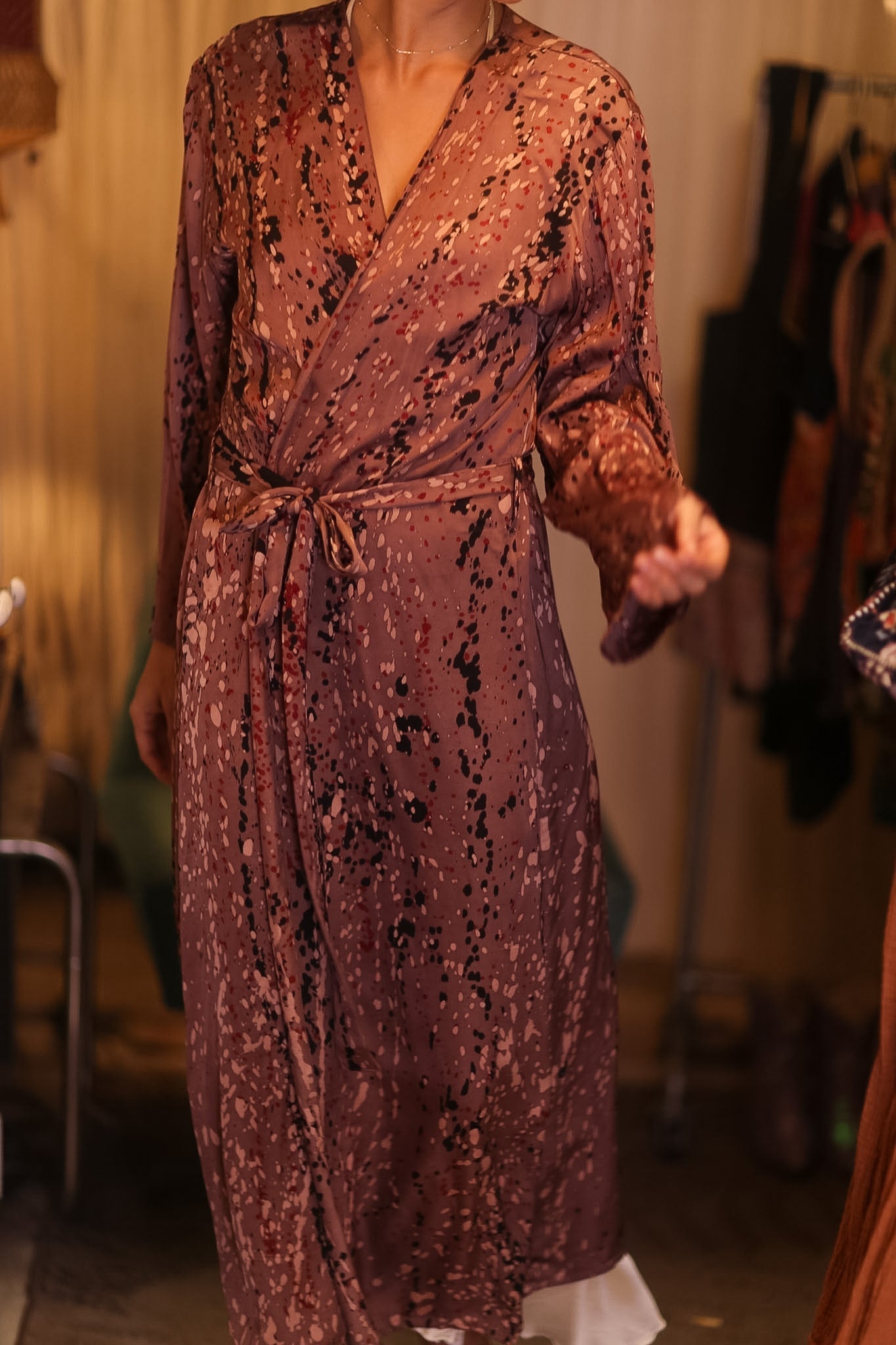 SILK KIMONO CONSTANCA CRYSTAL - MOMO STUDIO BERLIN - Berlin Concept Store - sustainable & ethical fashion
