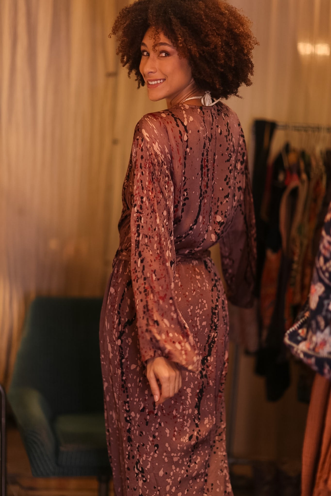 SILK KIMONO CONSTANCA CRYSTAL - MOMO STUDIO BERLIN - Berlin Concept Store - sustainable & ethical fashion