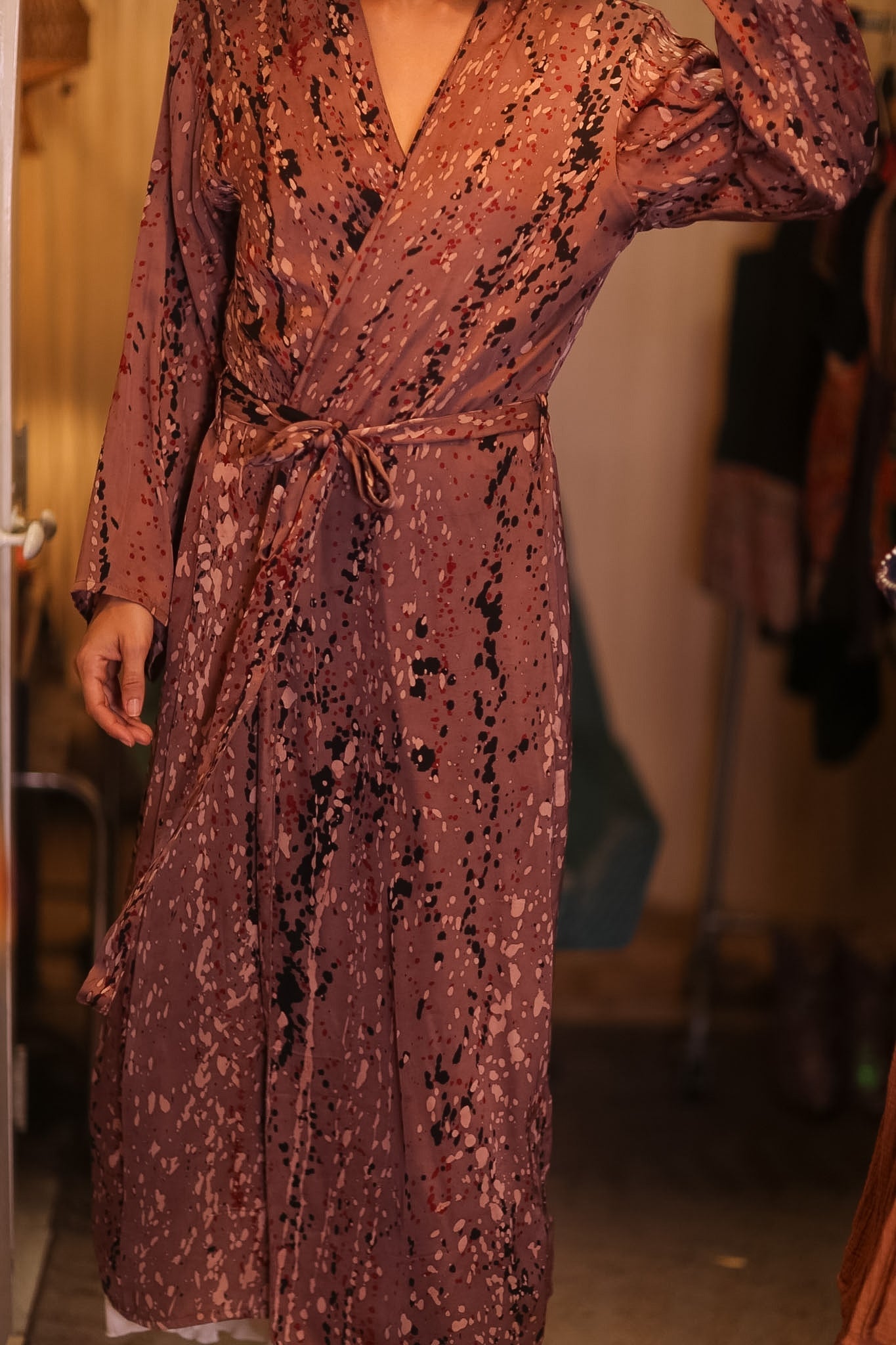 SILK KIMONO CONSTANCA CRYSTAL - MOMO STUDIO BERLIN - Berlin Concept Store - sustainable & ethical fashion