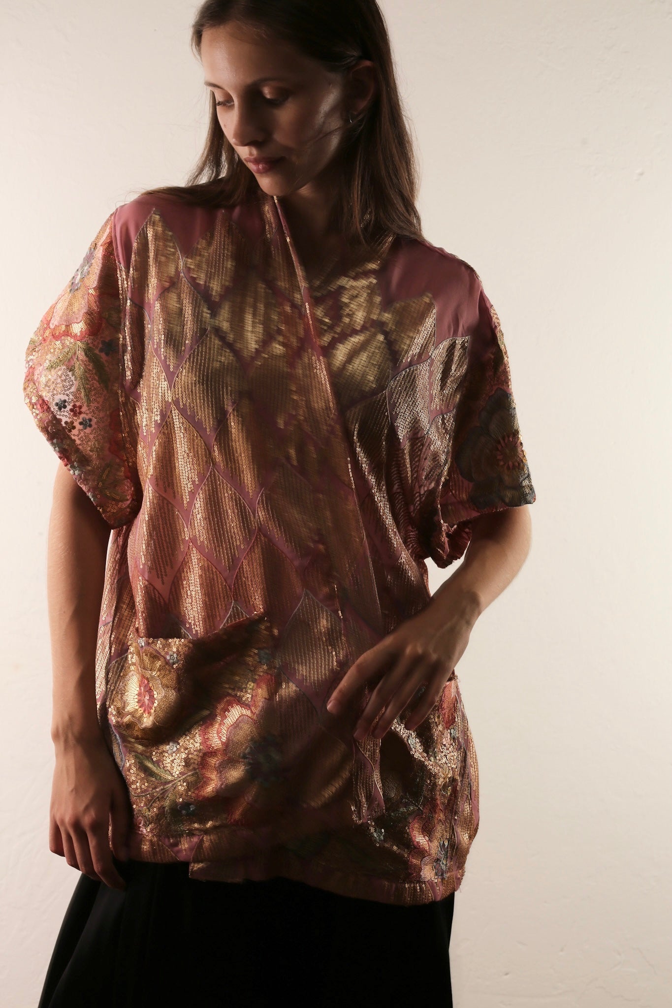 SILK SHORT KIMONO AVA - MOMO STUDIO BERLIN - Berlin Concept Store - sustainable & ethical fashion