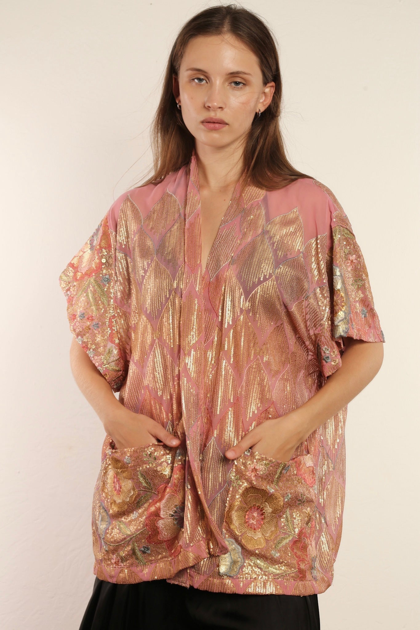 SILK SHORT KIMONO AVA - MOMO STUDIO BERLIN - Berlin Concept Store - sustainable & ethical fashion