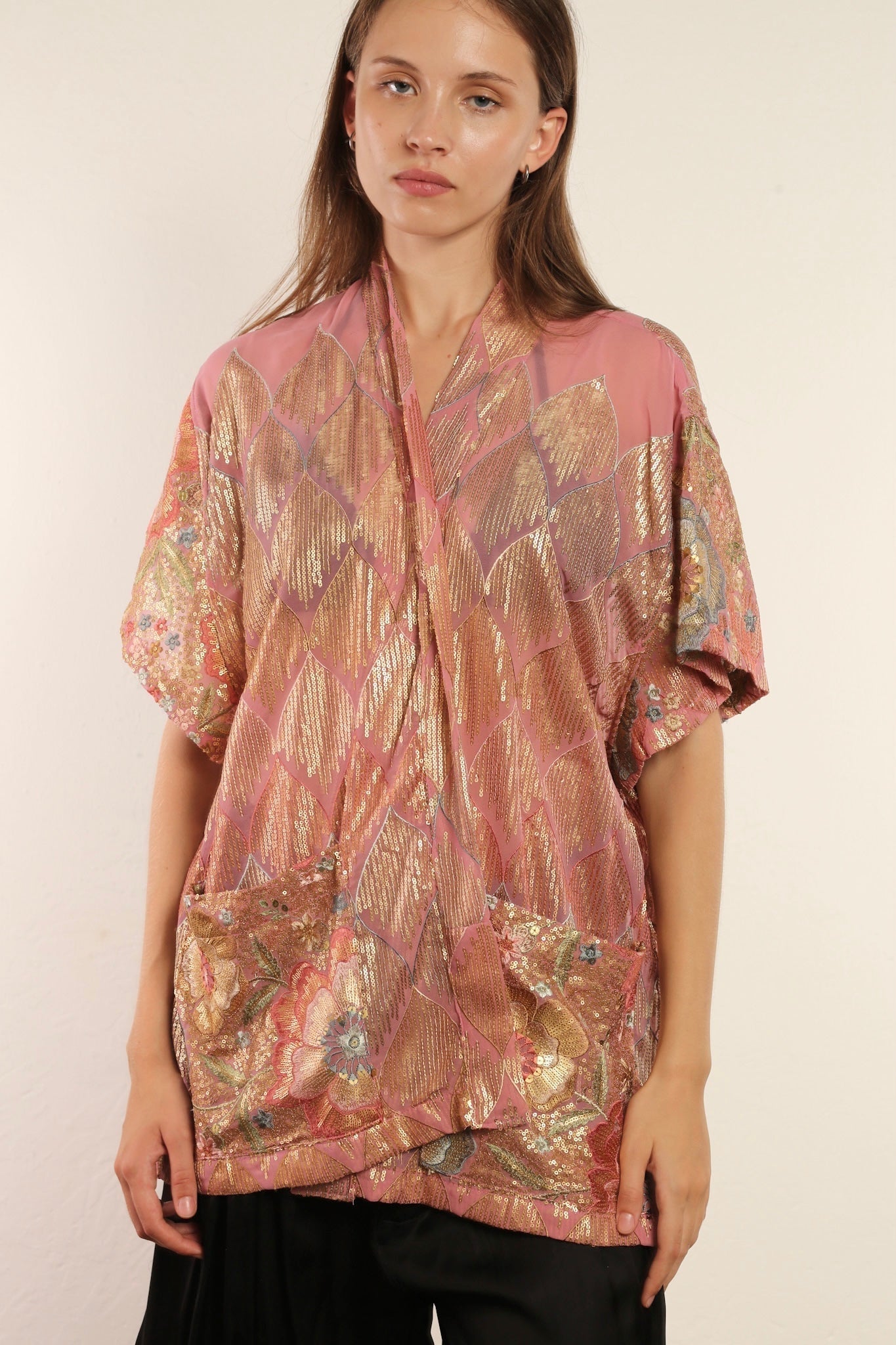 SILK SHORT KIMONO AVA - MOMO STUDIO BERLIN - Berlin Concept Store - sustainable & ethical fashion