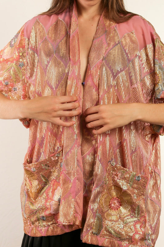 SILK SHORT KIMONO AVA - MOMO STUDIO BERLIN - Berlin Concept Store - sustainable & ethical fashion