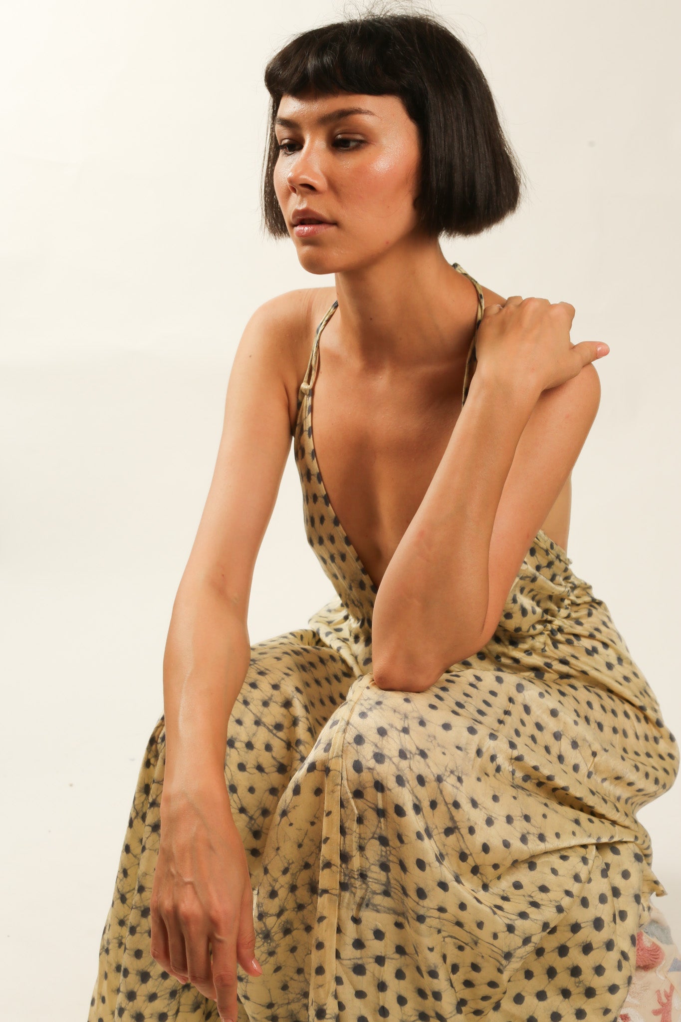 SILK SUMMER DRESS HANNAH - MOMO STUDIO BERLIN - Berlin Concept Store - sustainable & ethical fashion