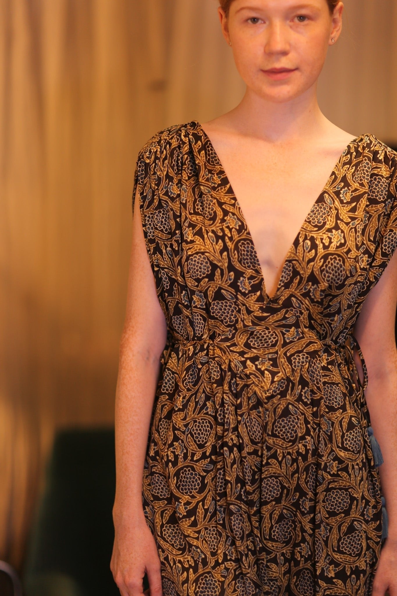 SILK VICTORIA DRESS PANSY - MOMO STUDIO BERLIN - Berlin Concept Store - sustainable & ethical fashion