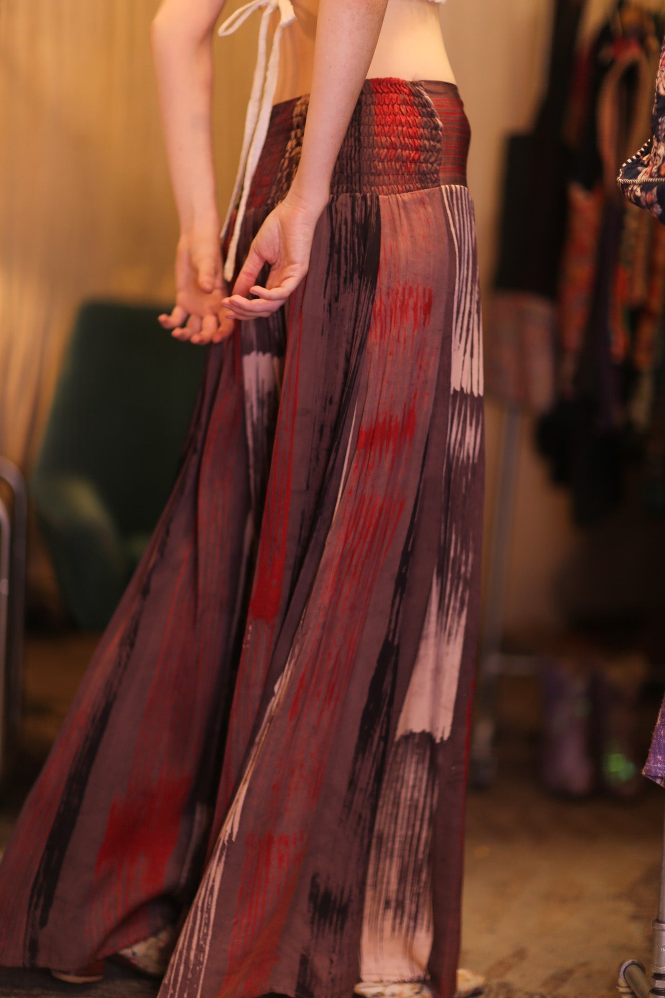 SILK WIDE LEG LONG PANTS RUBY BARNETT - MOMO STUDIO BERLIN - Berlin Concept Store - sustainable & ethical fashion