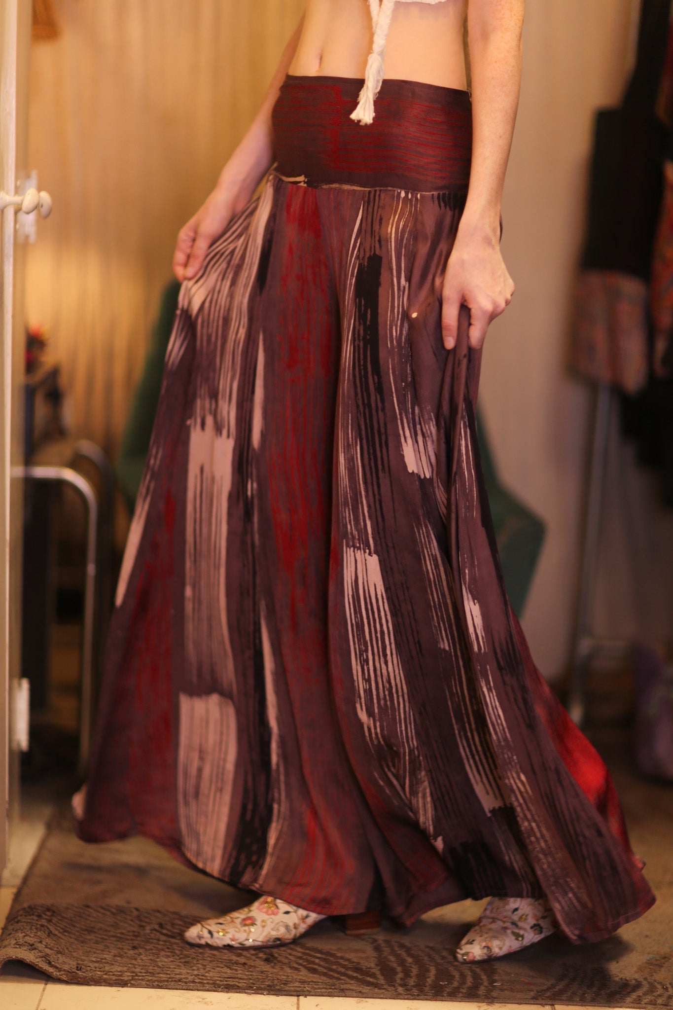 SILK WIDE LEG LONG PANTS RUBY BARNETT - MOMO STUDIO BERLIN - Berlin Concept Store - sustainable & ethical fashion