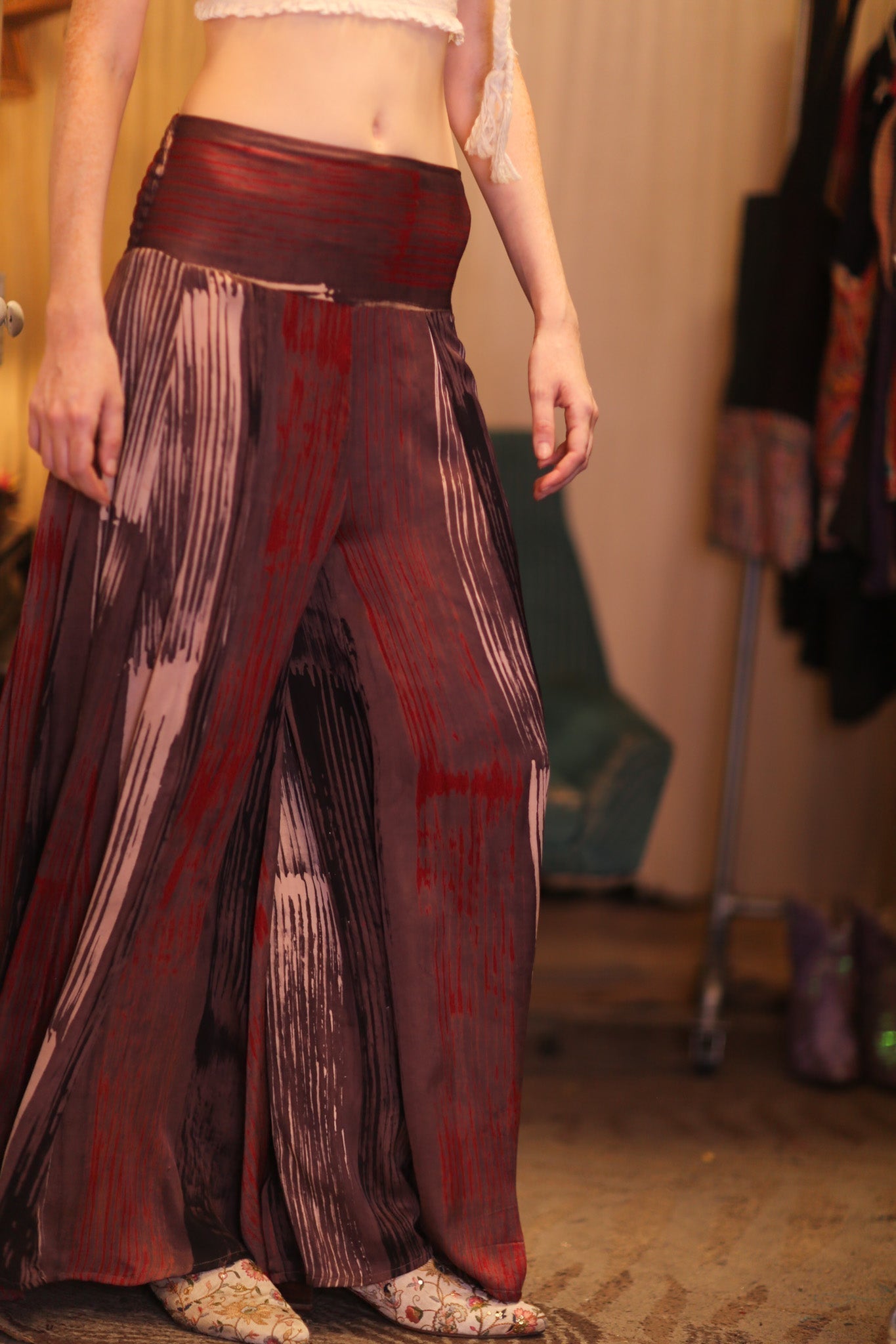 SILK WIDE LEG LONG PANTS RUBY BARNETT - MOMO STUDIO BERLIN - Berlin Concept Store - sustainable & ethical fashion