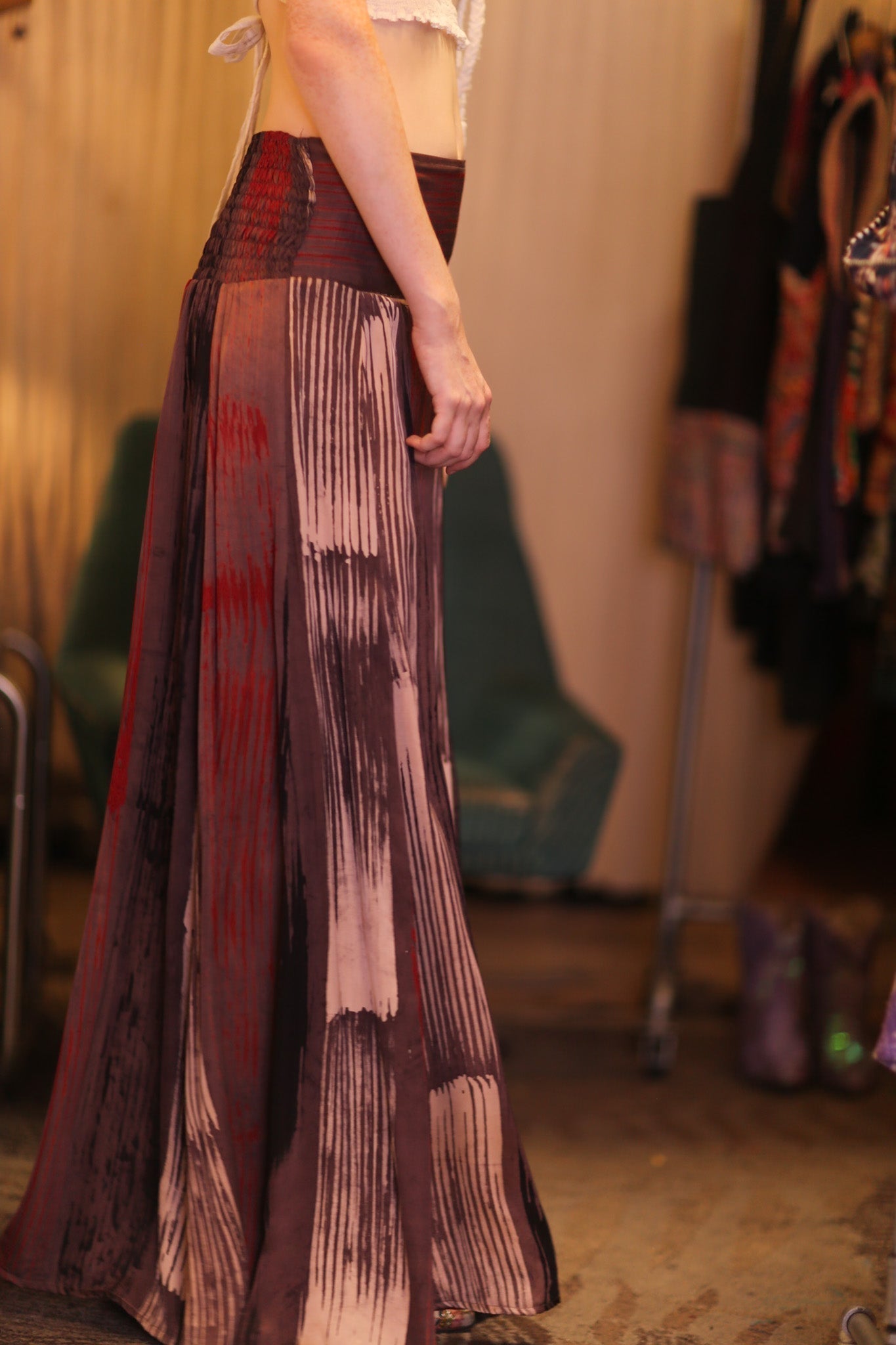 SILK WIDE LEG LONG PANTS RUBY BARNETT - MOMO STUDIO BERLIN - Berlin Concept Store - sustainable & ethical fashion