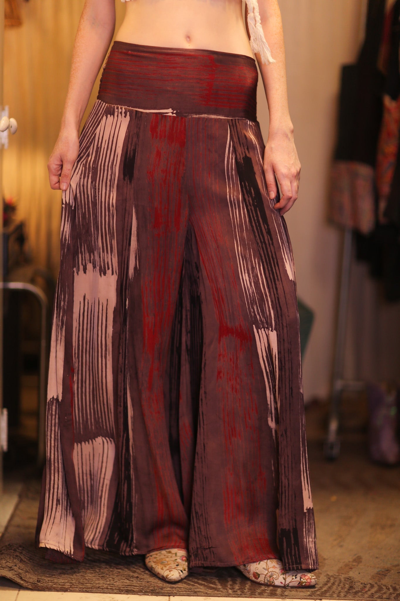 SILK WIDE LEG LONG PANTS RUBY BARNETT - MOMO STUDIO BERLIN - Berlin Concept Store - sustainable & ethical fashion