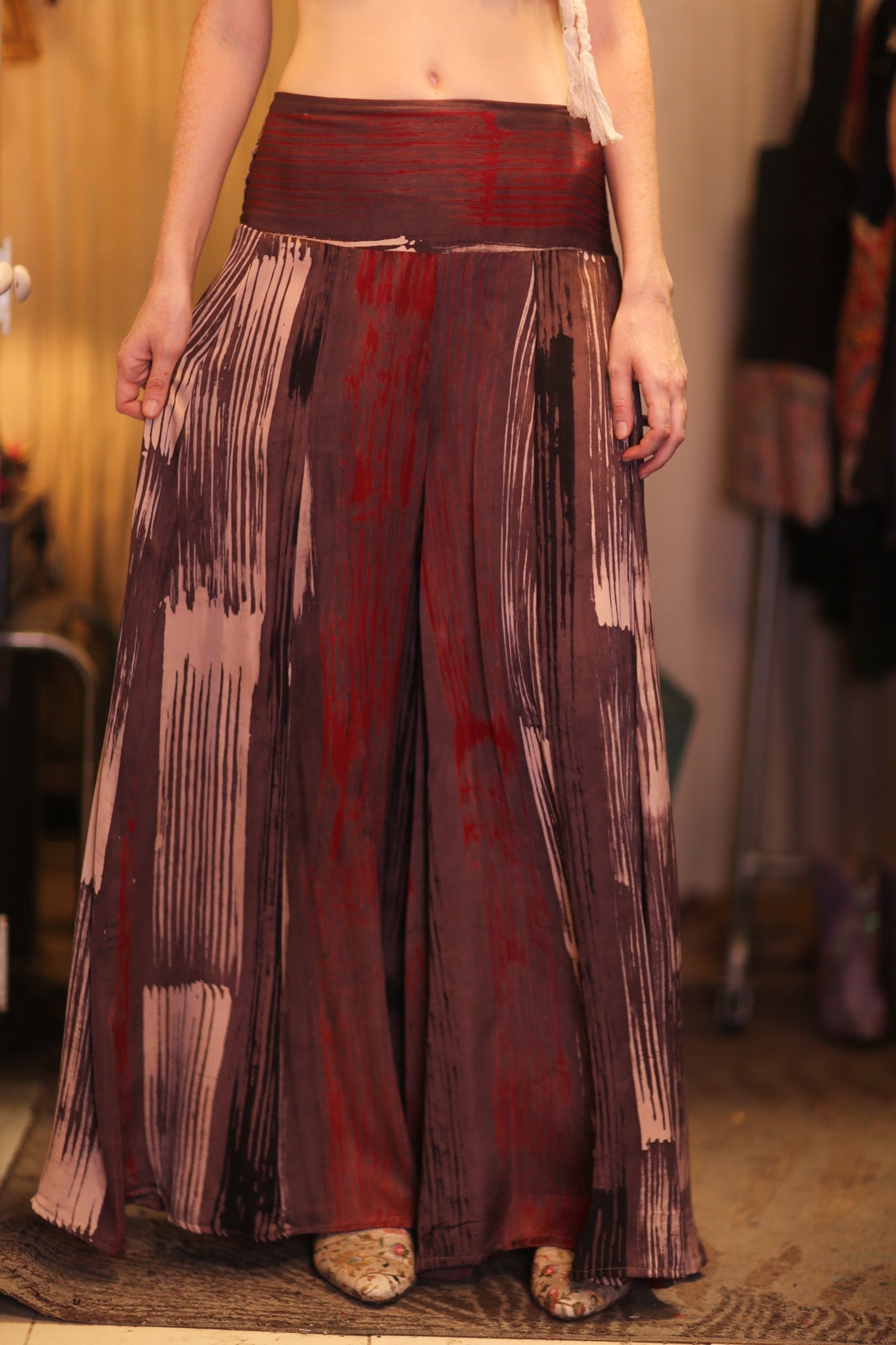 SILK WIDE LEG LONG PANTS RUBY BARNETT - MOMO STUDIO BERLIN - Berlin Concept Store - sustainable & ethical fashion