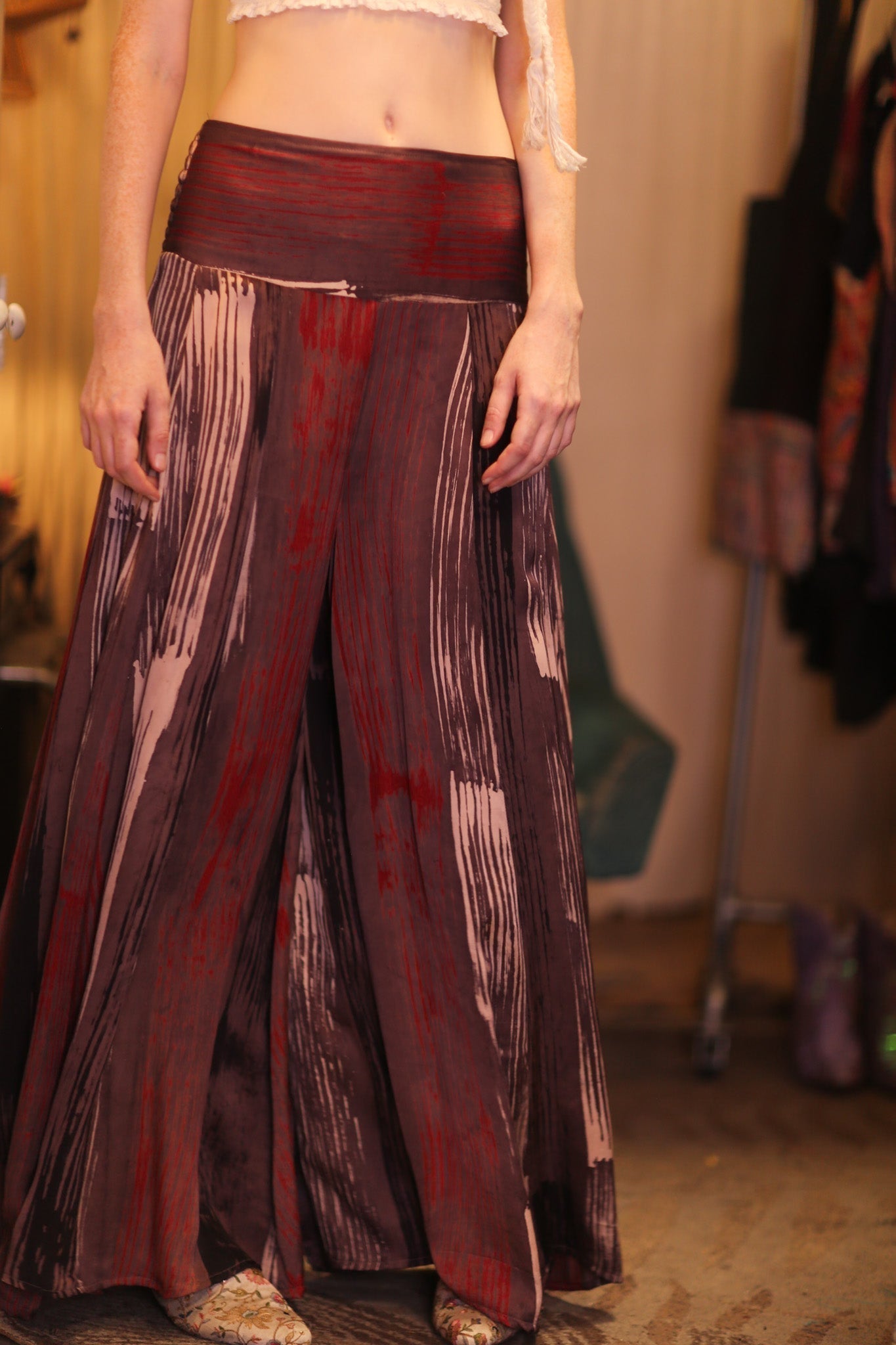 SILK WIDE LEG LONG PANTS RUBY BARNETT - MOMO STUDIO BERLIN - Berlin Concept Store - sustainable & ethical fashion