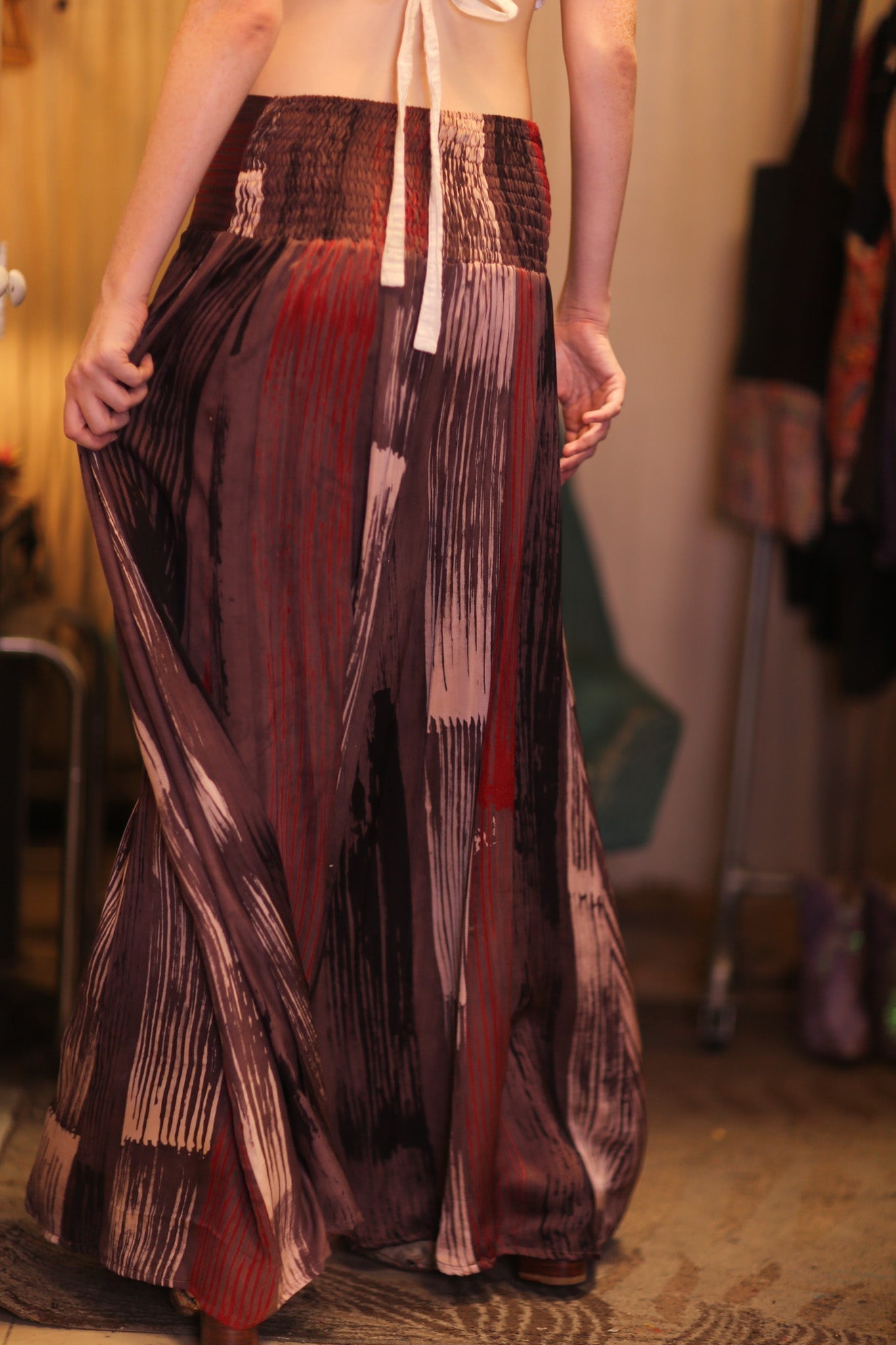 SILK WIDE LEG LONG PANTS RUBY BARNETT - MOMO STUDIO BERLIN - Berlin Concept Store - sustainable & ethical fashion
