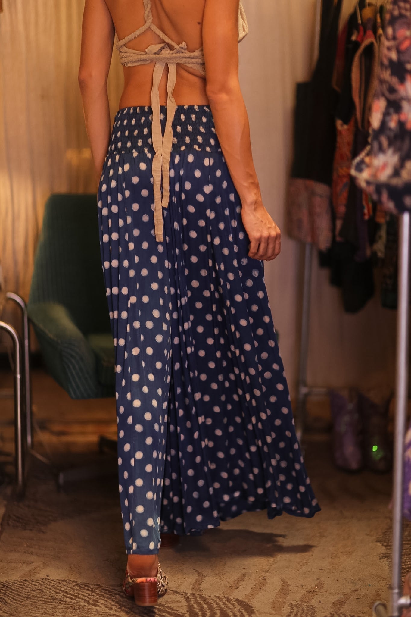 SILK WIDE LEG PANTS MOONLET - MOMO STUDIO BERLIN - Berlin Concept Store - sustainable & ethical fashion