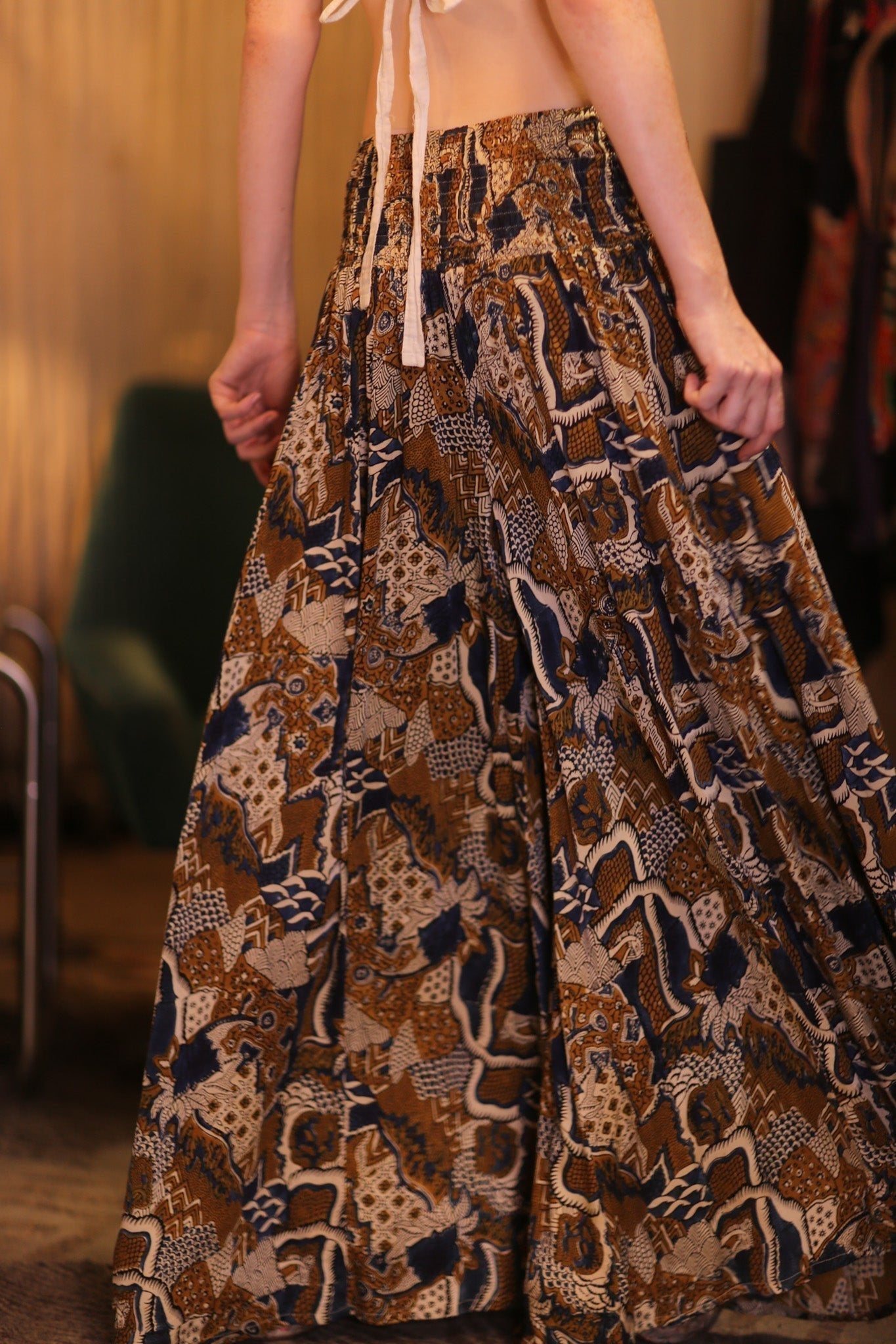 SILK WIDE LEGS LONG PANTS RUBY BITAK - MOMO STUDIO BERLIN - Berlin Concept Store - sustainable & ethical fashion