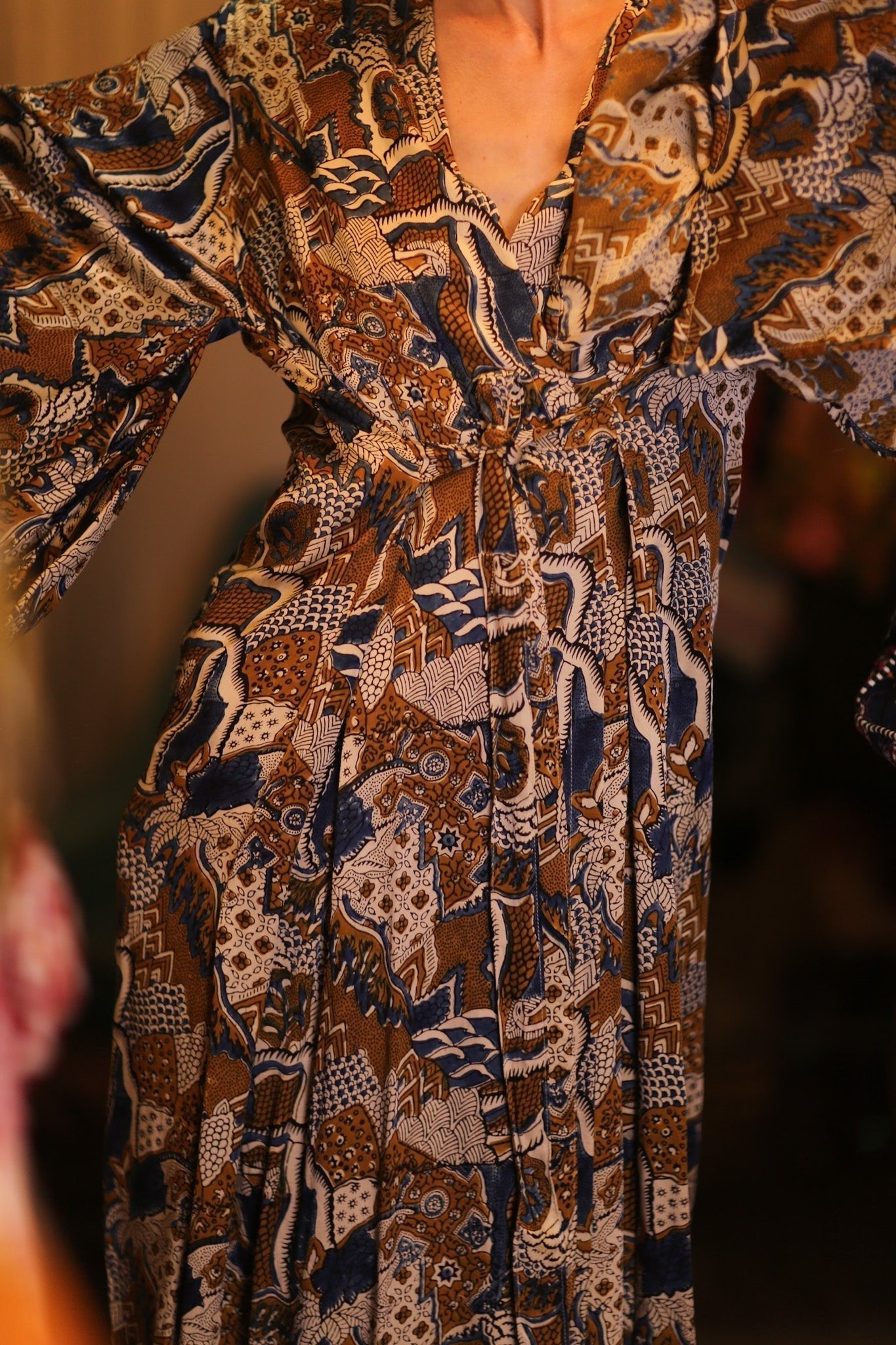 SILK WING KIMONO PINA AZURA - MOMO STUDIO BERLIN - Berlin Concept Store - sustainable & ethical fashion