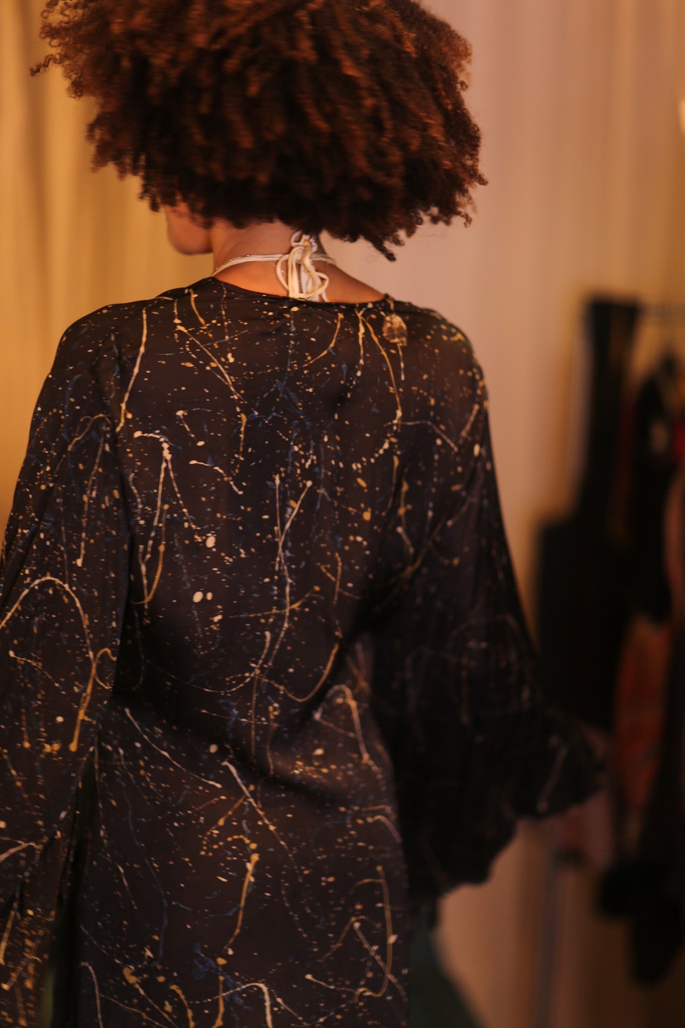 SILK WING KIMONO PINA COMETS - MOMO STUDIO BERLIN - Berlin Concept Store - sustainable & ethical fashion