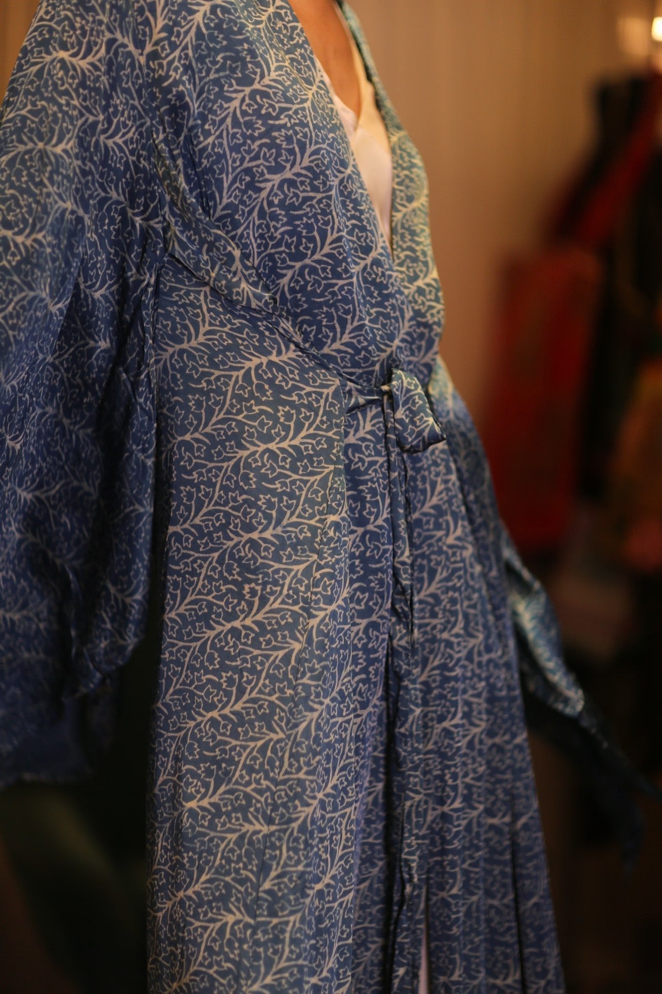 SILK WING KIMONO PINA CORAL - MOMO STUDIO BERLIN - Berlin Concept Store - sustainable & ethical fashion