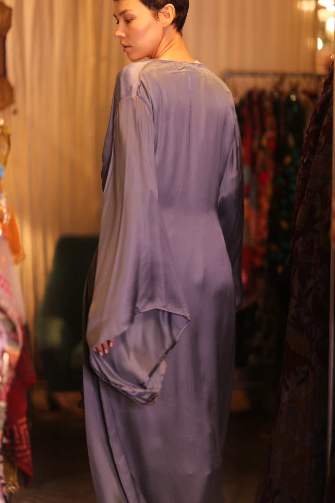 SILK WING KIMONO PINA HAIRY - MOMO STUDIO BERLIN - Berlin Concept Store - sustainable & ethical fashion