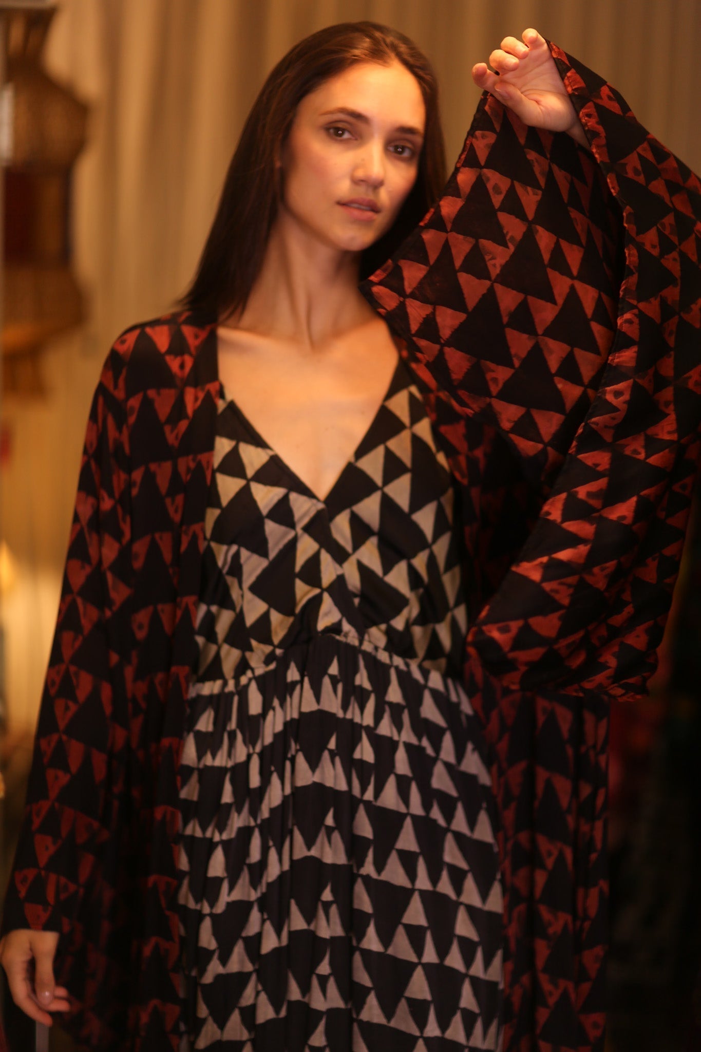 SILK WING KIMONO PINA HONEY - MOMO STUDIO BERLIN - Berlin Concept Store - sustainable & ethical fashion